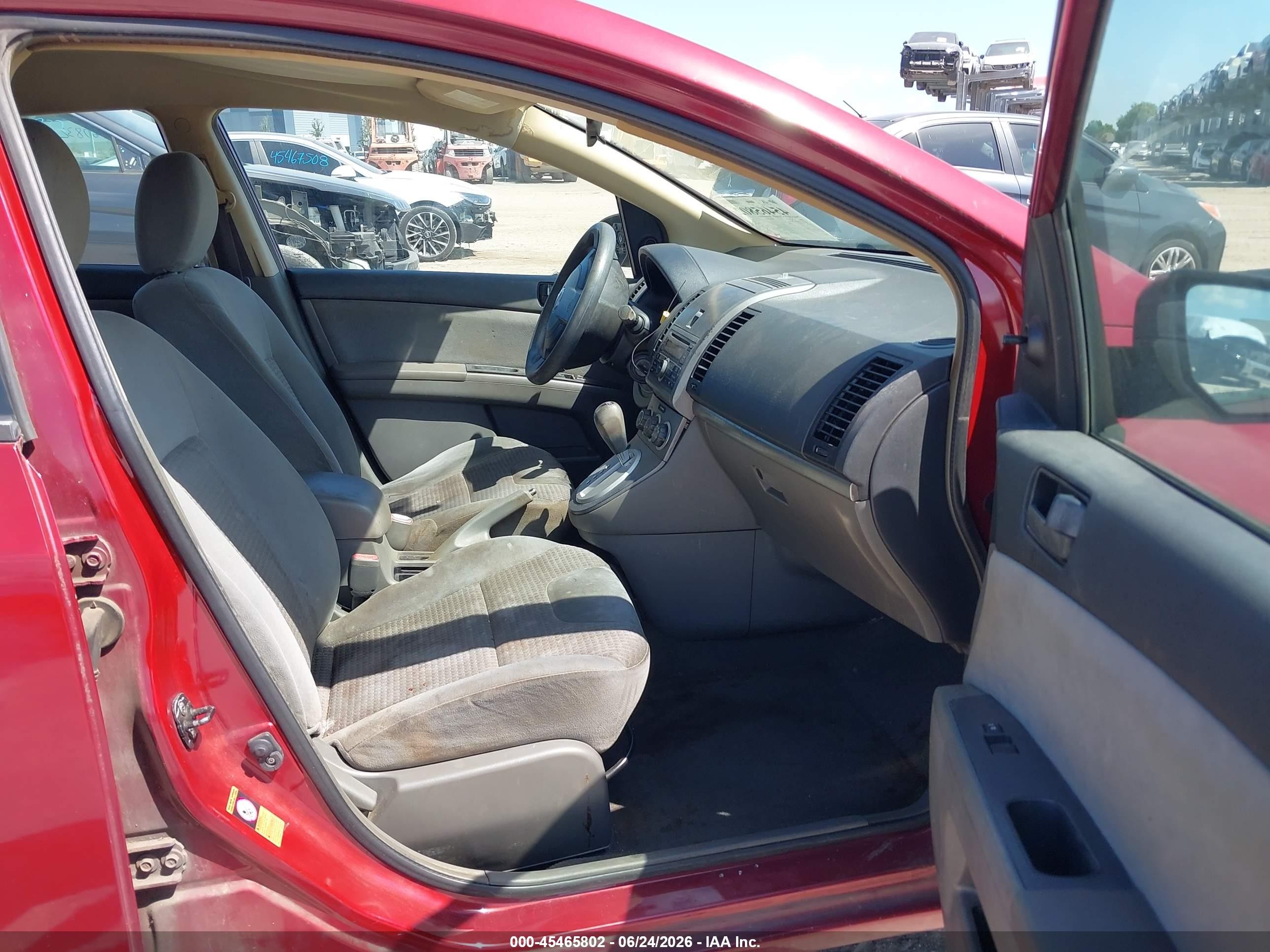 2008 Nissan Sentra 2.0 Red vin: 3N1AB61E08L754741