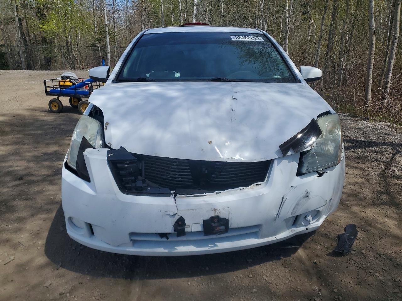 2009 Nissan Sentra 2.0 Белый vin: 3N1AB61E09L622502