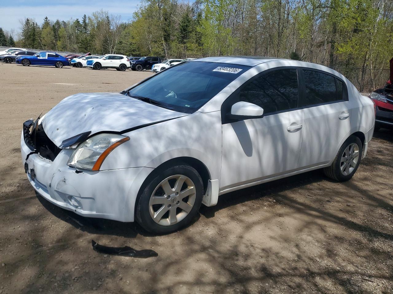 2009 Nissan Sentra 2.0 Белый vin: 3N1AB61E09L622502