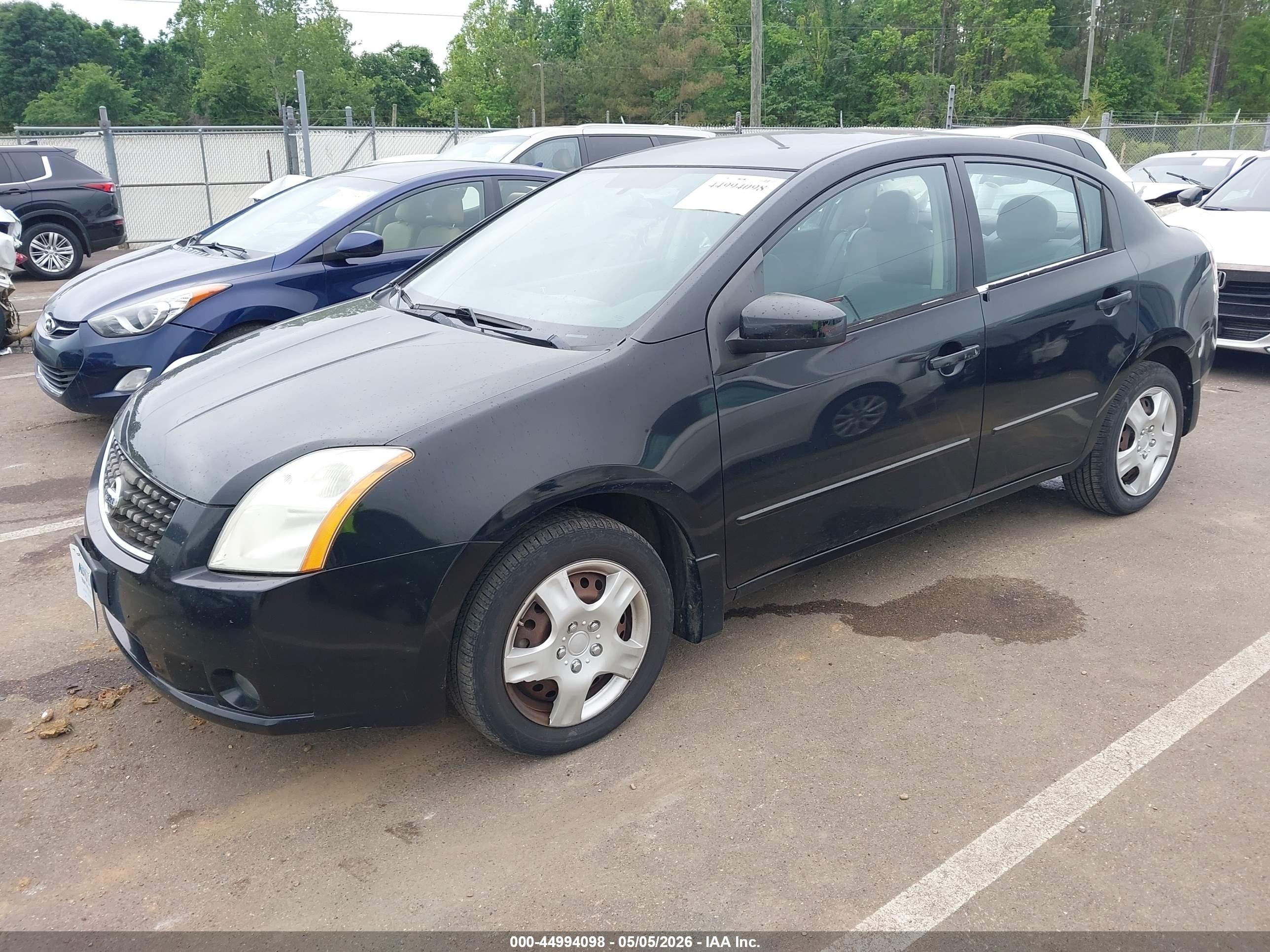 2009 Nissan Sentra 2.0s Black vin: 3N1AB61E09L634908