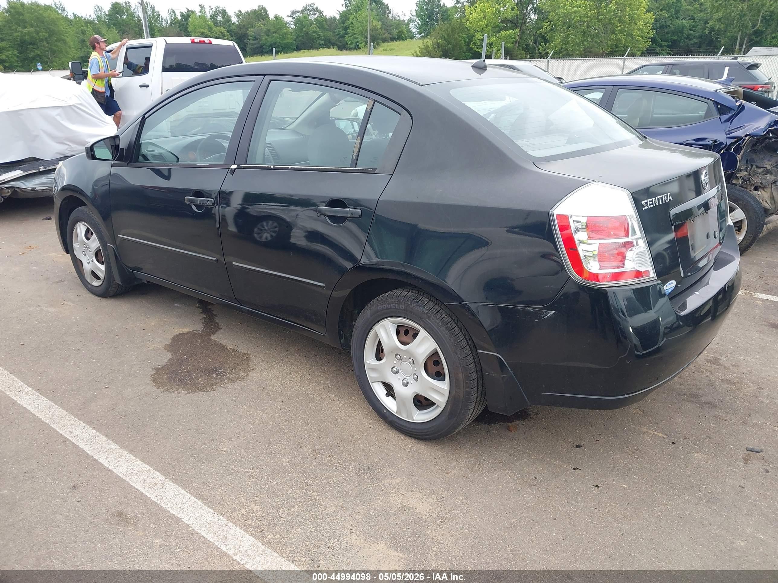 2009 Nissan Sentra 2.0s Black vin: 3N1AB61E09L634908
