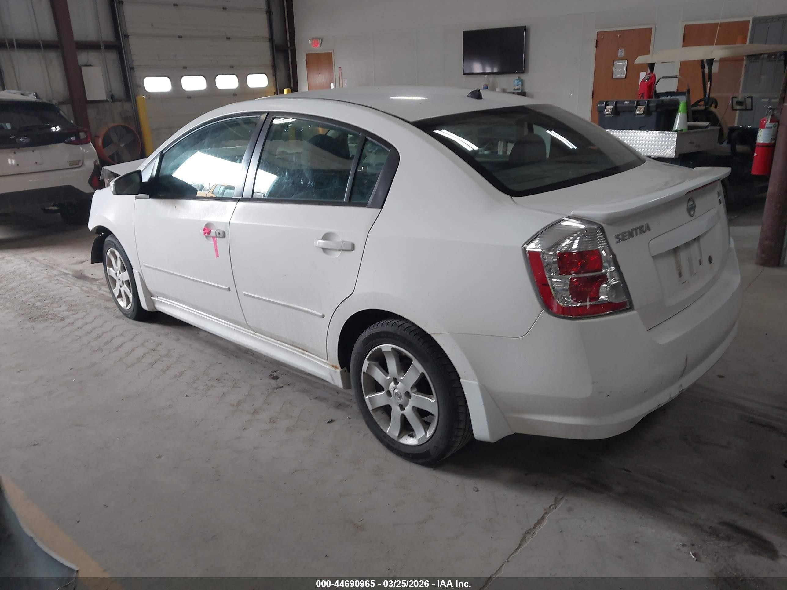 2009 Nissan Sentra 2.0sr White vin: 3N1AB61E09L686295