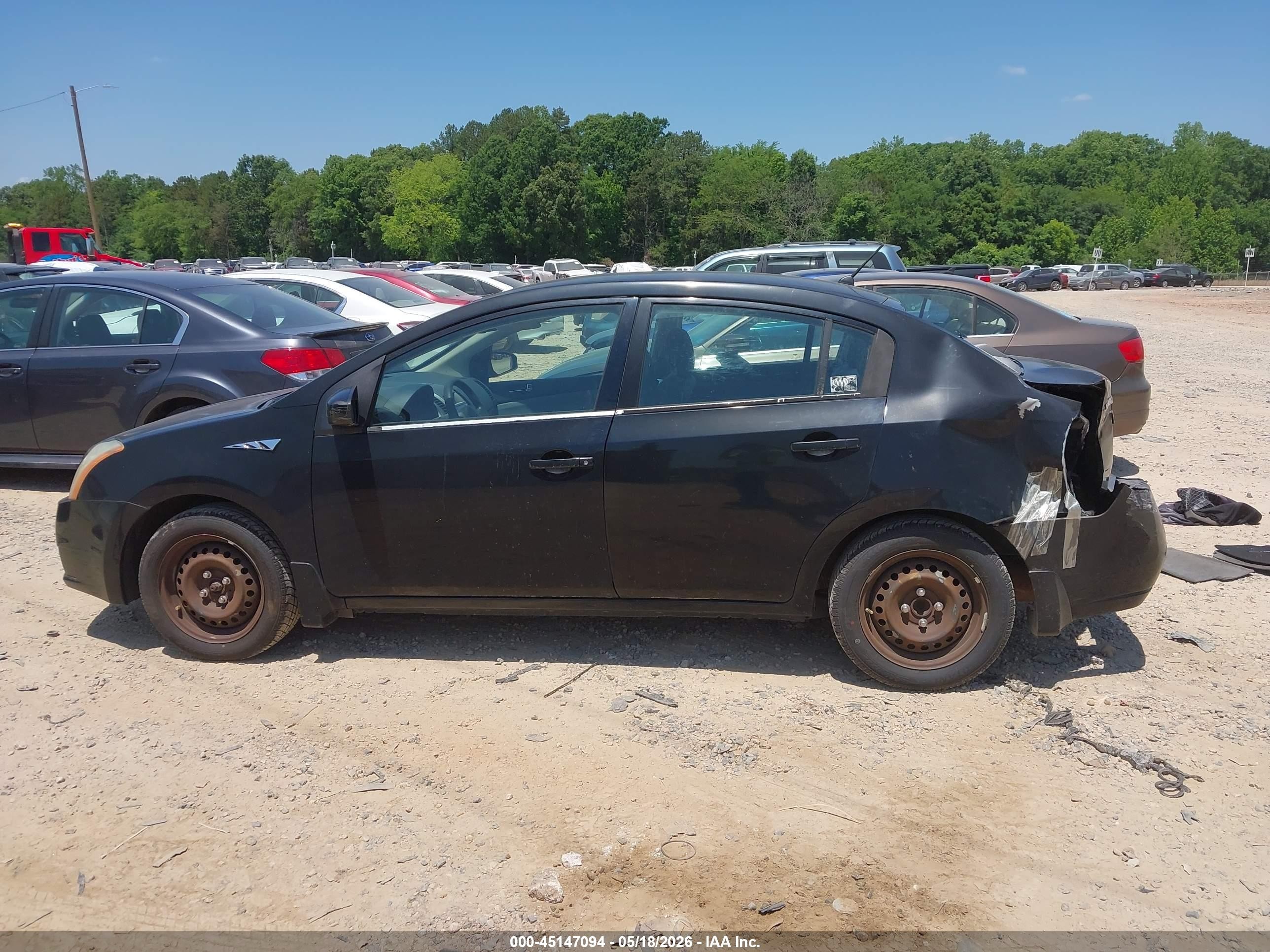 2009 Nissan Sentra 2.0s Black vin: 3N1AB61E09L692226