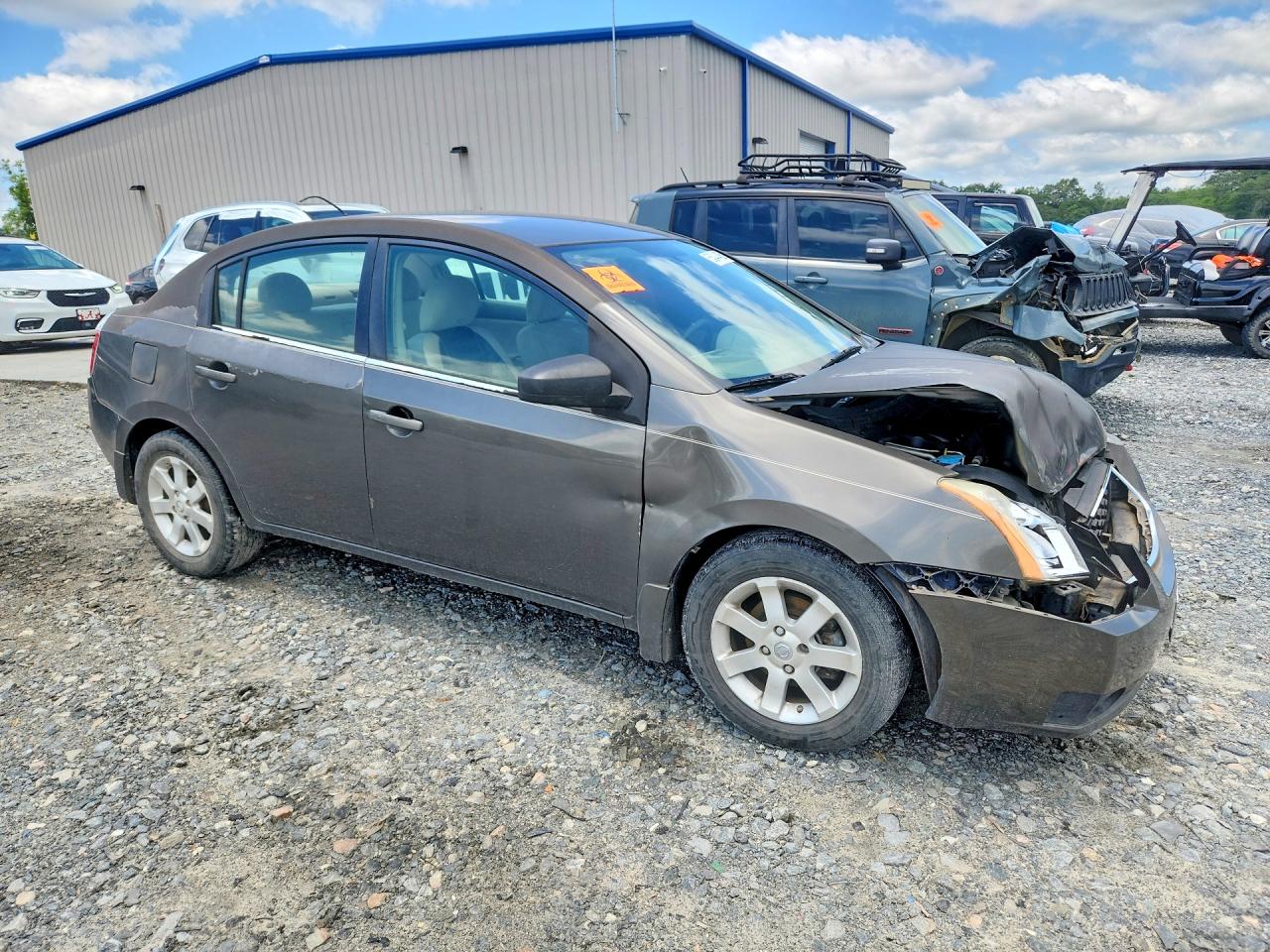 2007 Nissan Sentra 2.0 Brown vin: 3N1AB61E17L638592