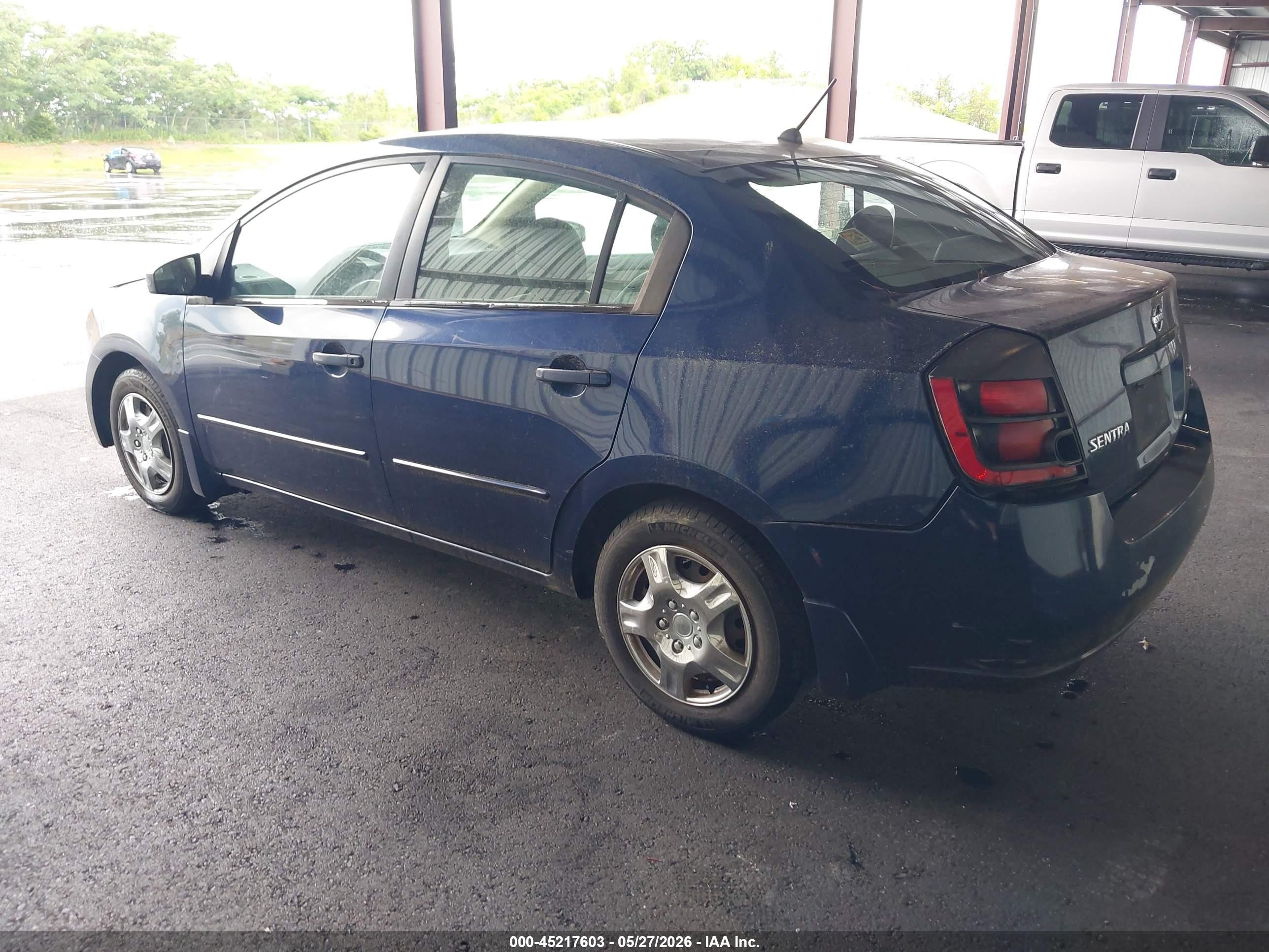 2007 Nissan Sentra 2.0 Синий vin: 3N1AB61E17L646157