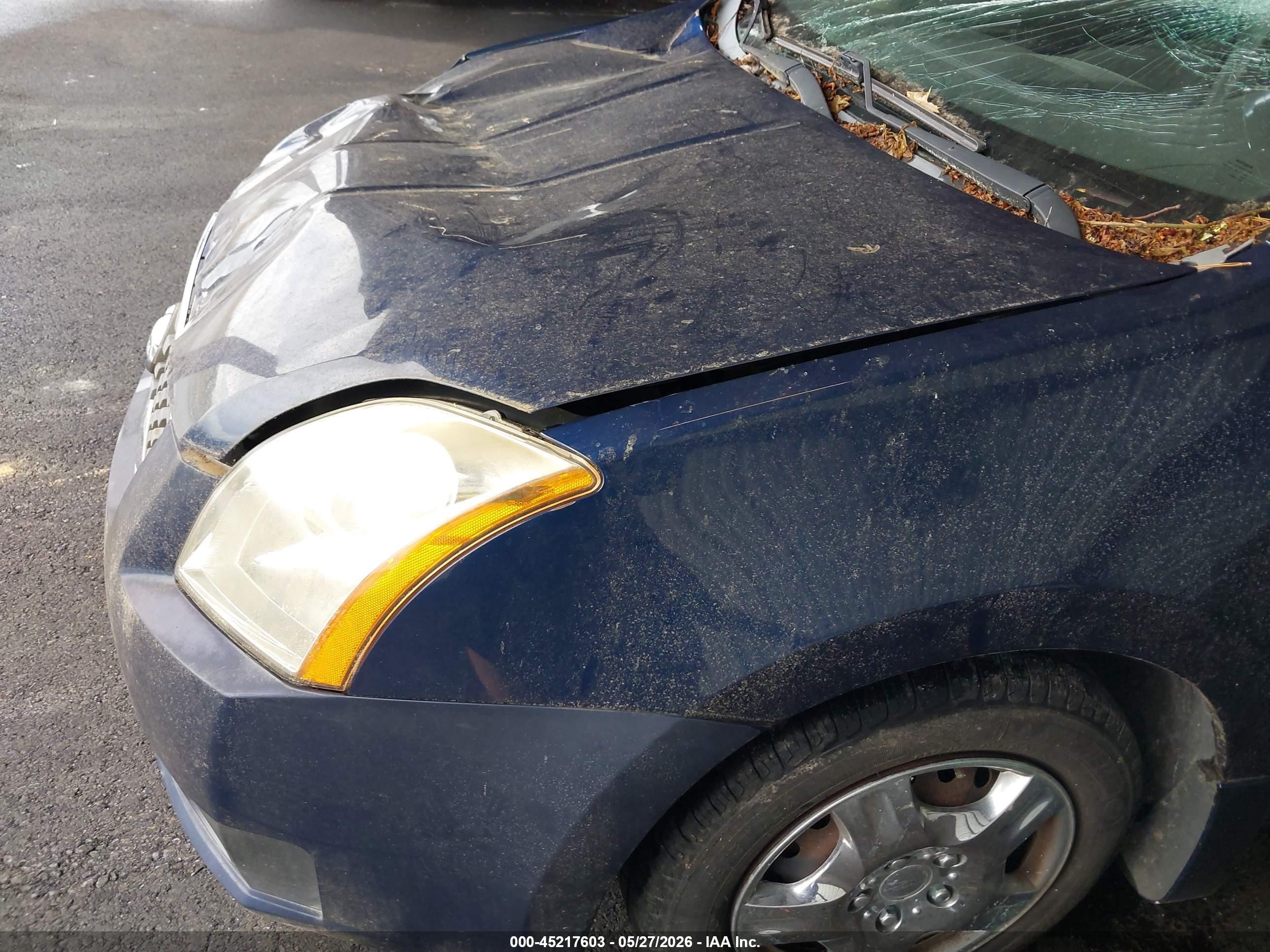 2007 Nissan Sentra 2.0 Синий vin: 3N1AB61E17L646157