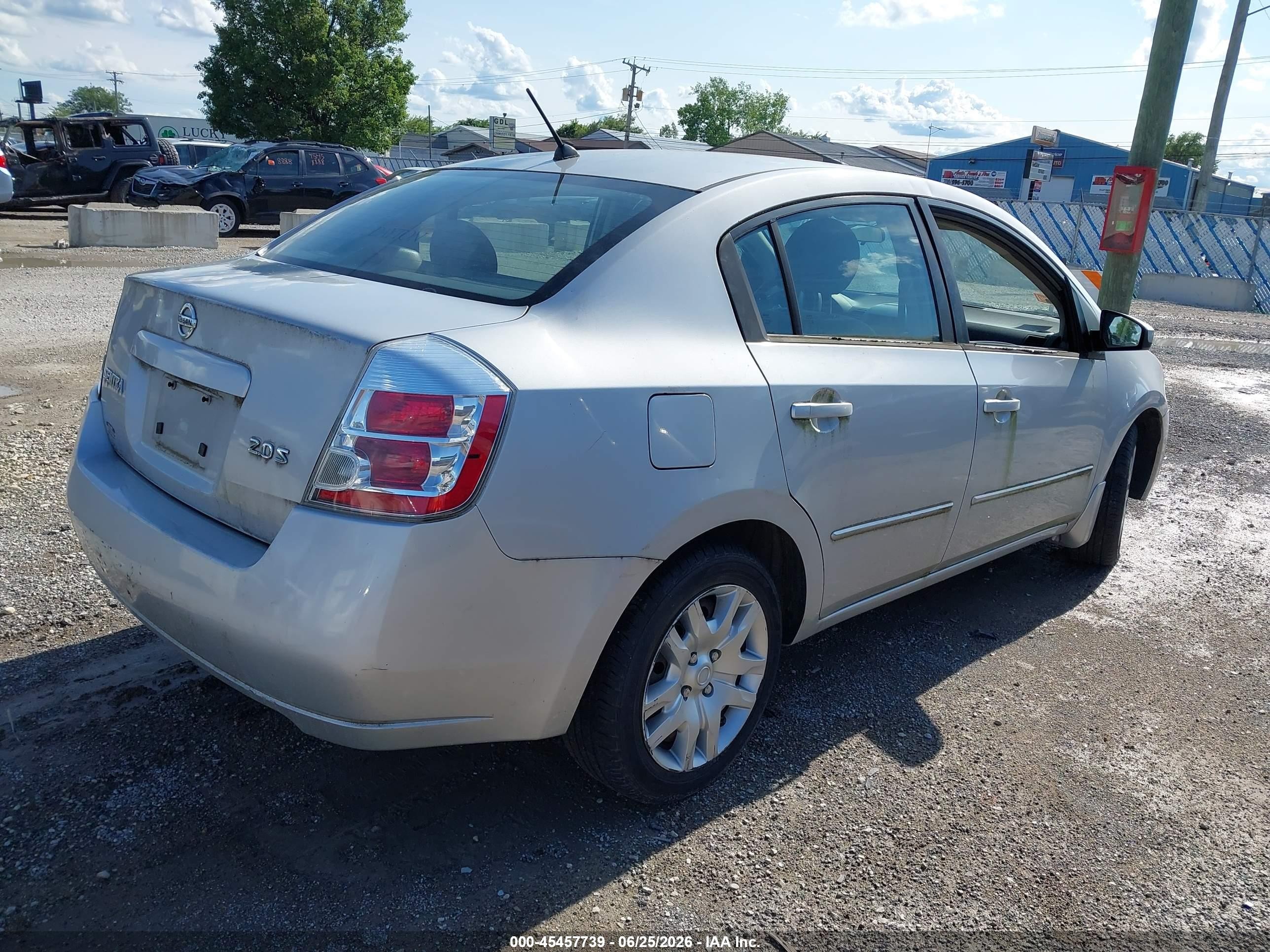 2007 Nissan Sentra 2.0s Silver vin: 3N1AB61E17L713288