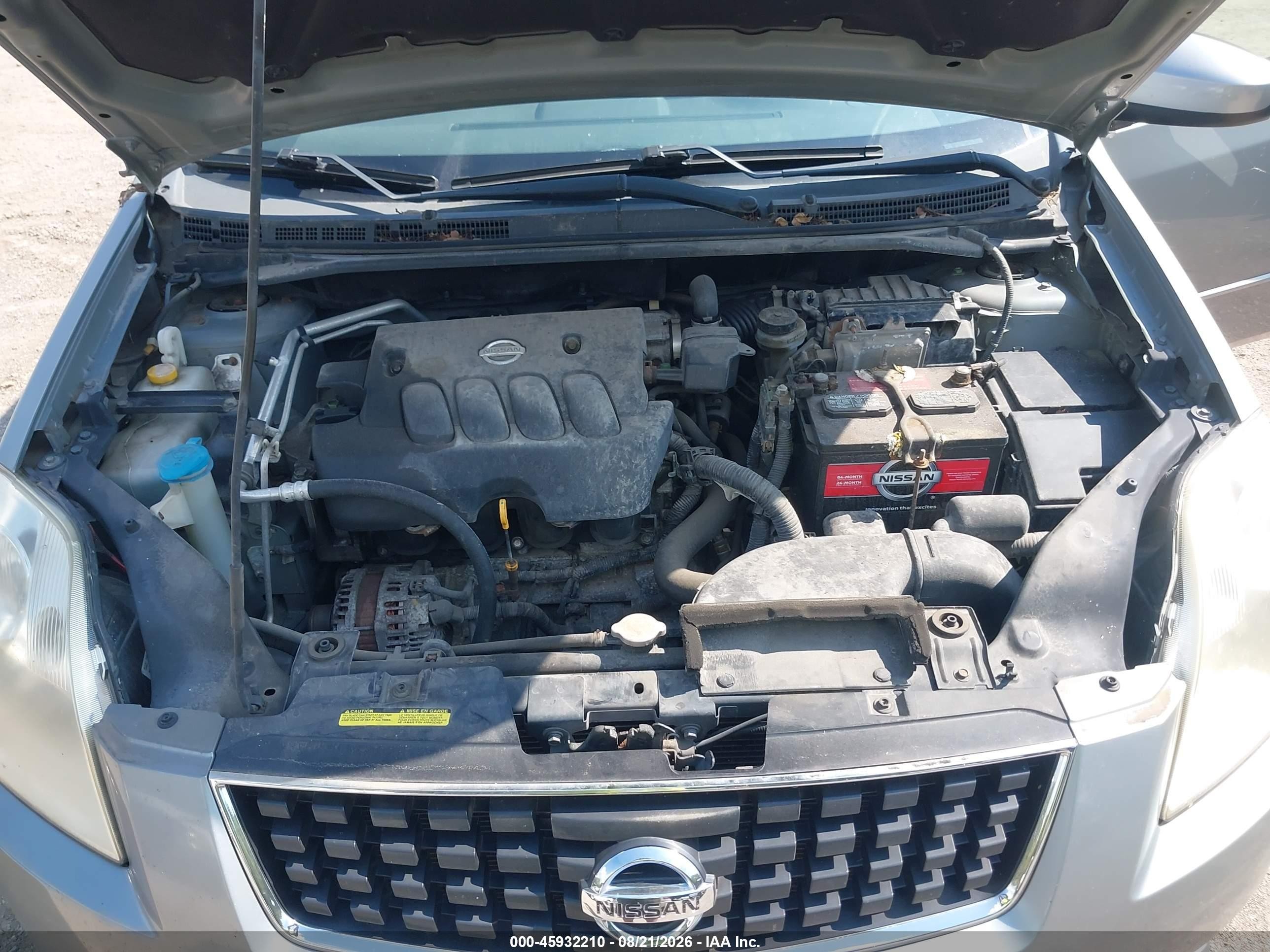 2008 Nissan Sentra 2.0 Silver vin: 3N1AB61E18L660058