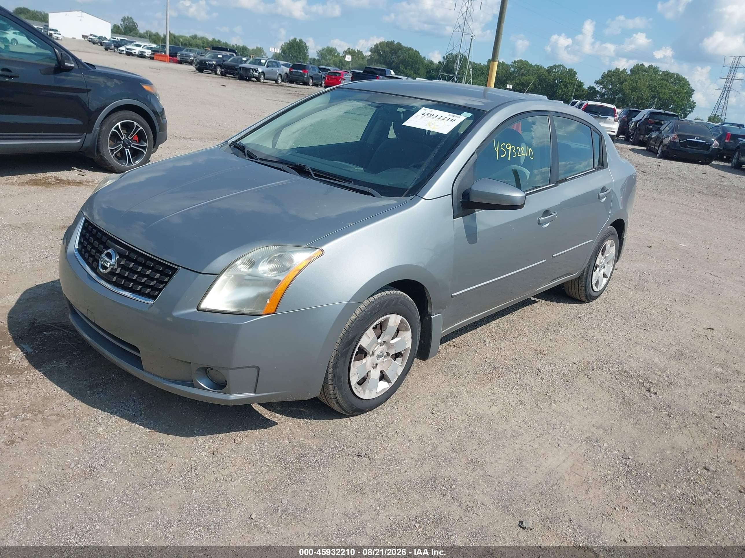 2008 Nissan Sentra 2.0 Silver vin: 3N1AB61E18L660058