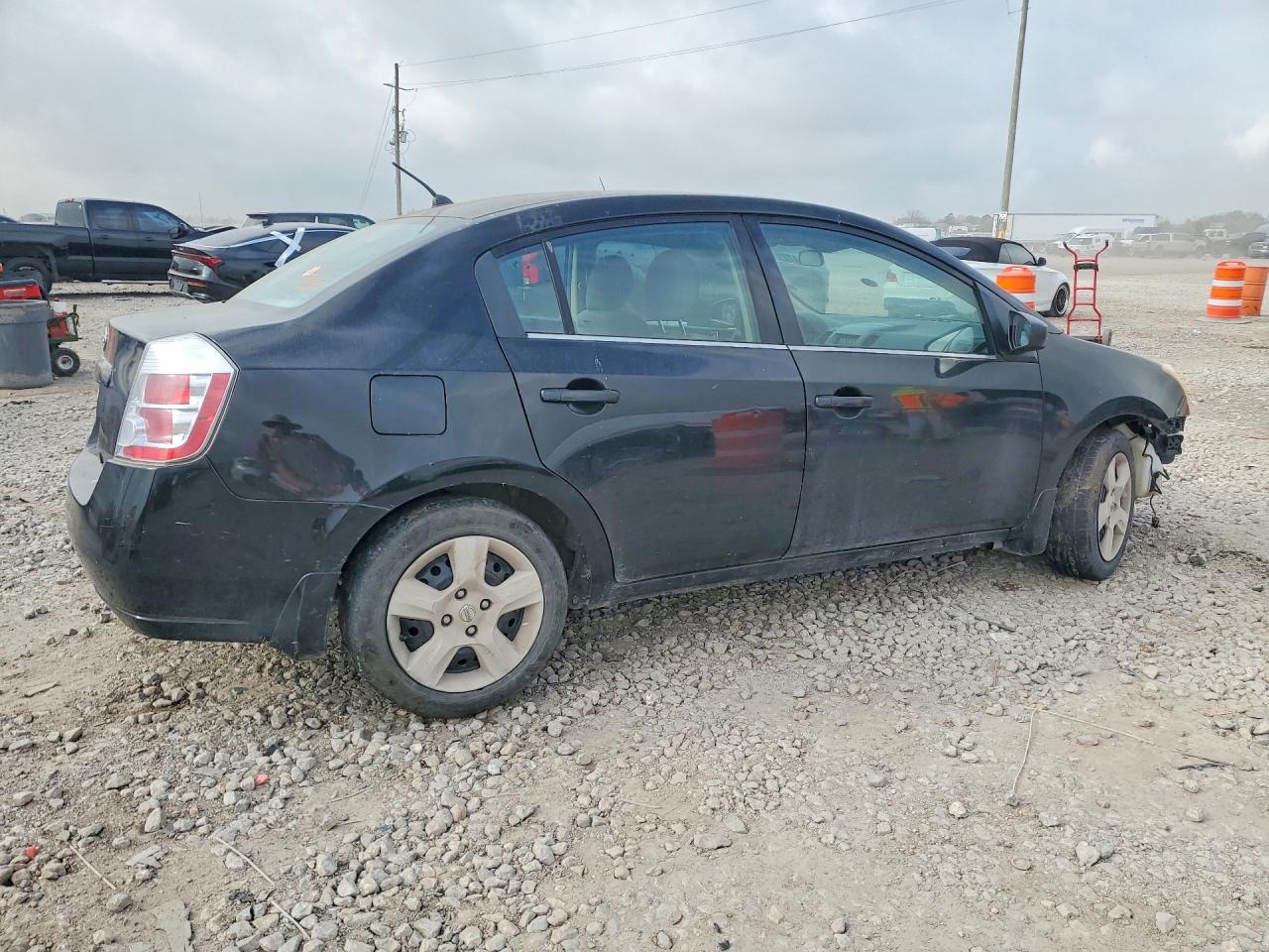 2008 Nissan Sentra 2.0 Черный vin: 3N1AB61E18L675496