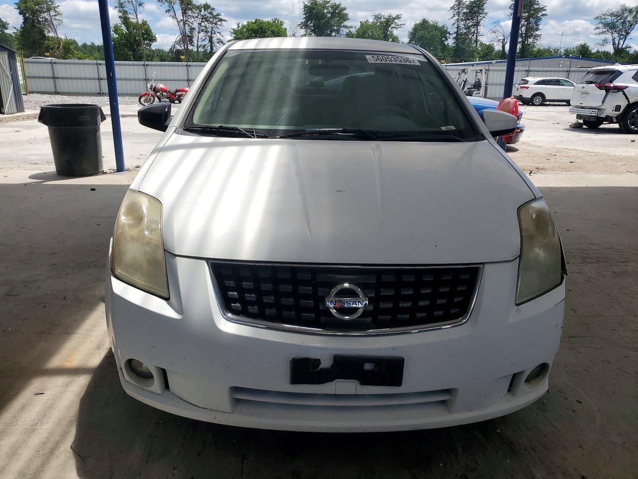 2008 Nissan Sentra 2.0 White vin: 3N1AB61E18L692749