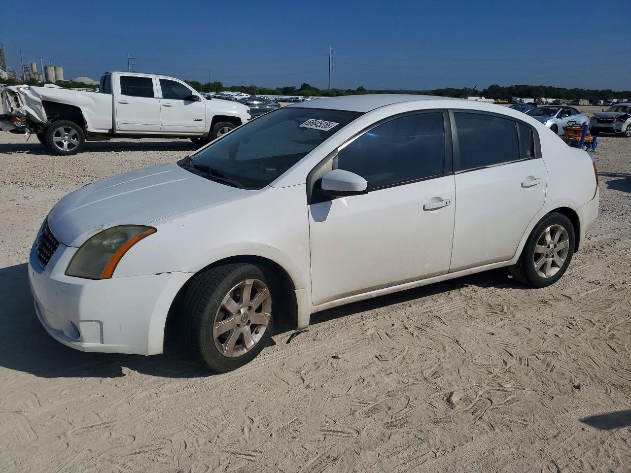 2008 Nissan Sentra 2.0 White vin: 3N1AB61E18L699054