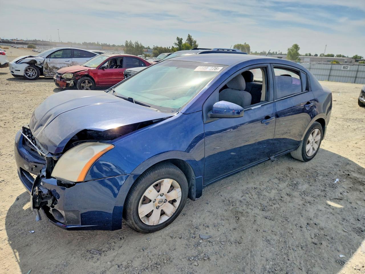 2008 Nissan Sentra 2.0 Синий vin: 3N1AB61E18L721408