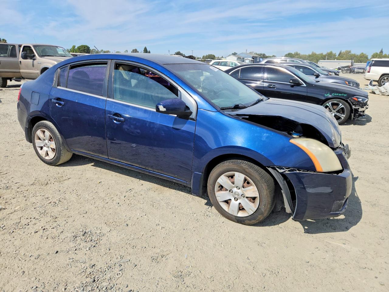 2008 Nissan Sentra 2.0 Синий vin: 3N1AB61E18L721408