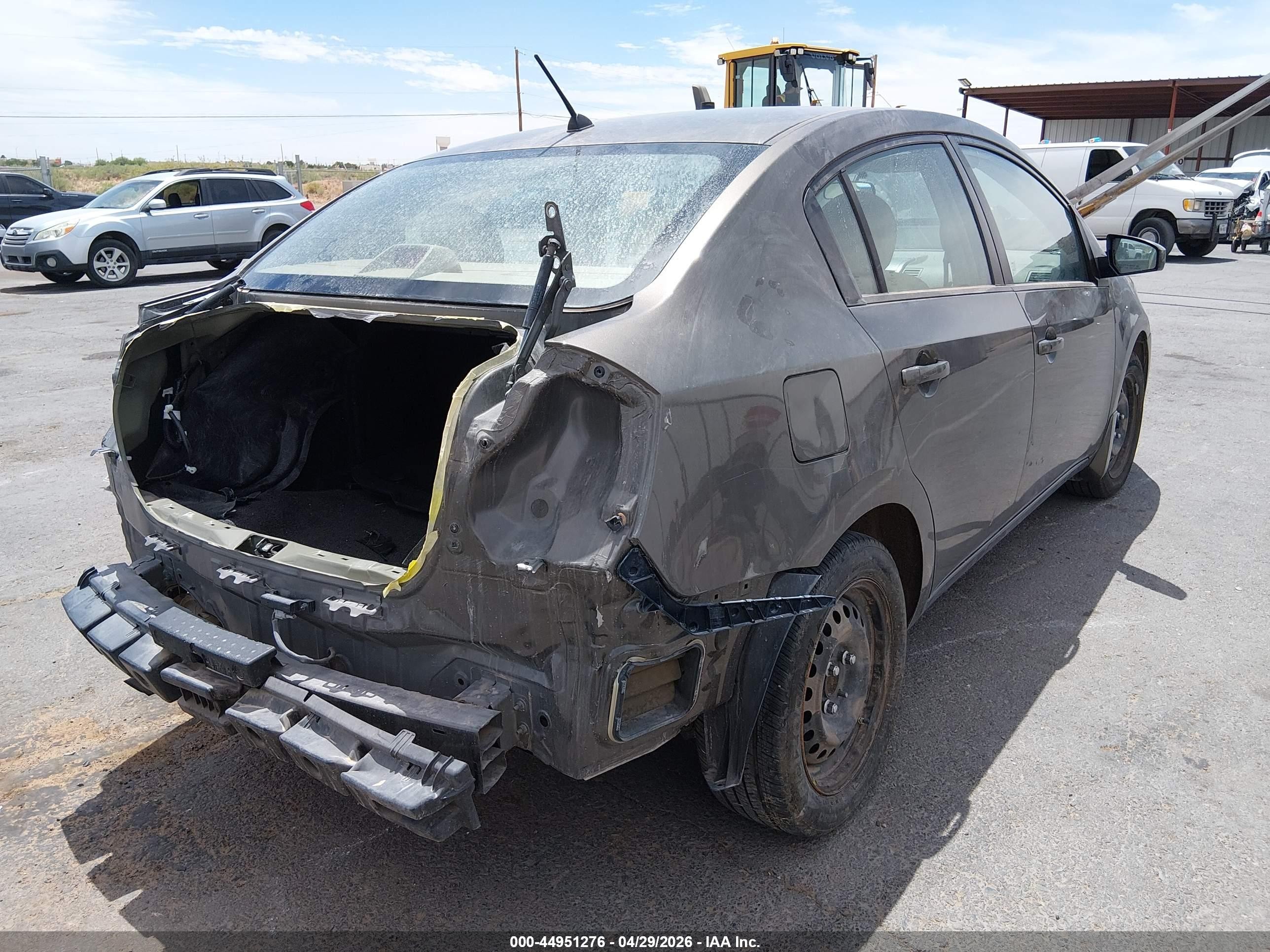 2008 Nissan Sentra 2.0s Gray vin: 3N1AB61E18L728195