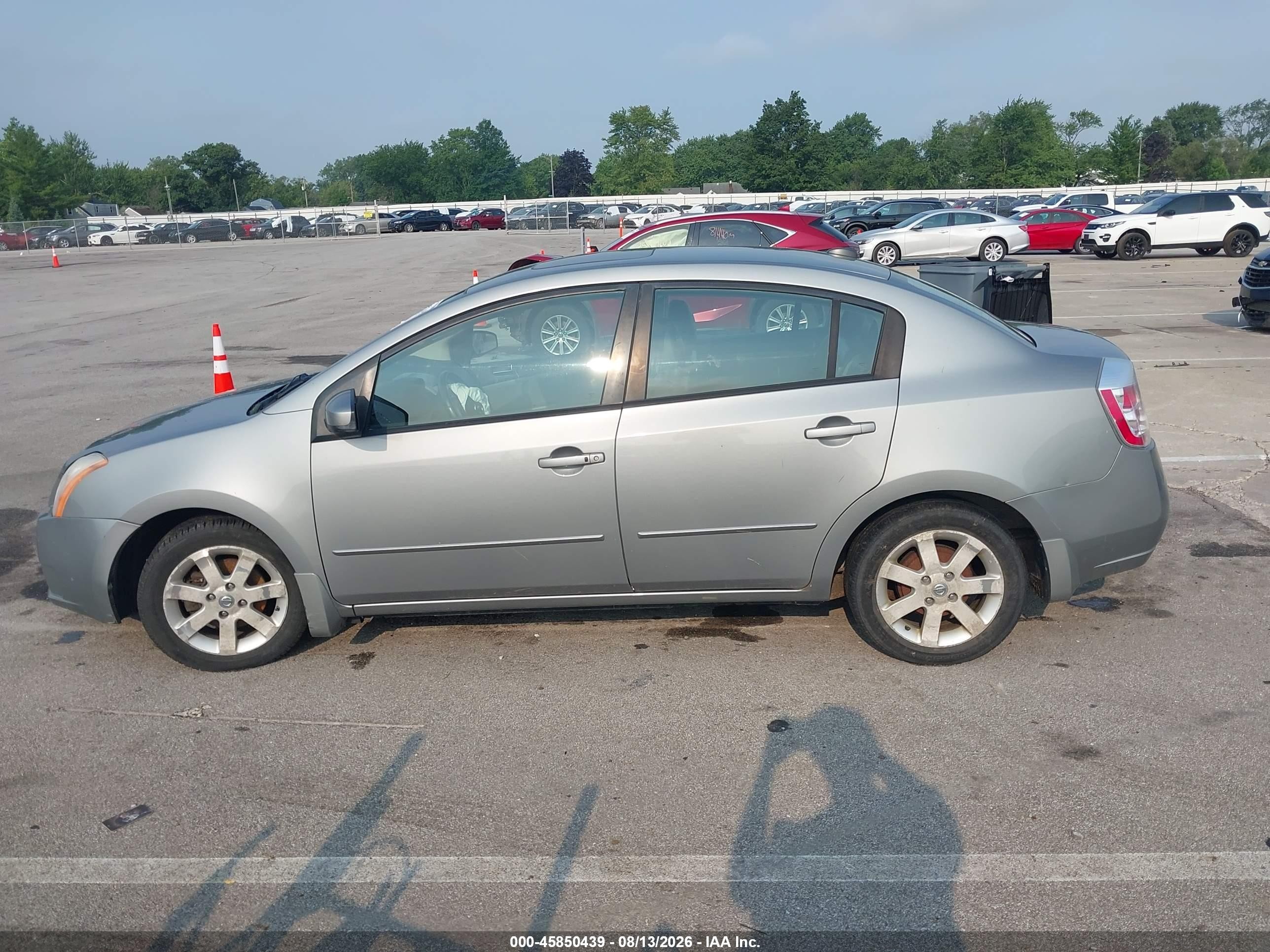 2008 Nissan Sentra 2.0 Sl Gray vin: 3N1AB61E18L739861