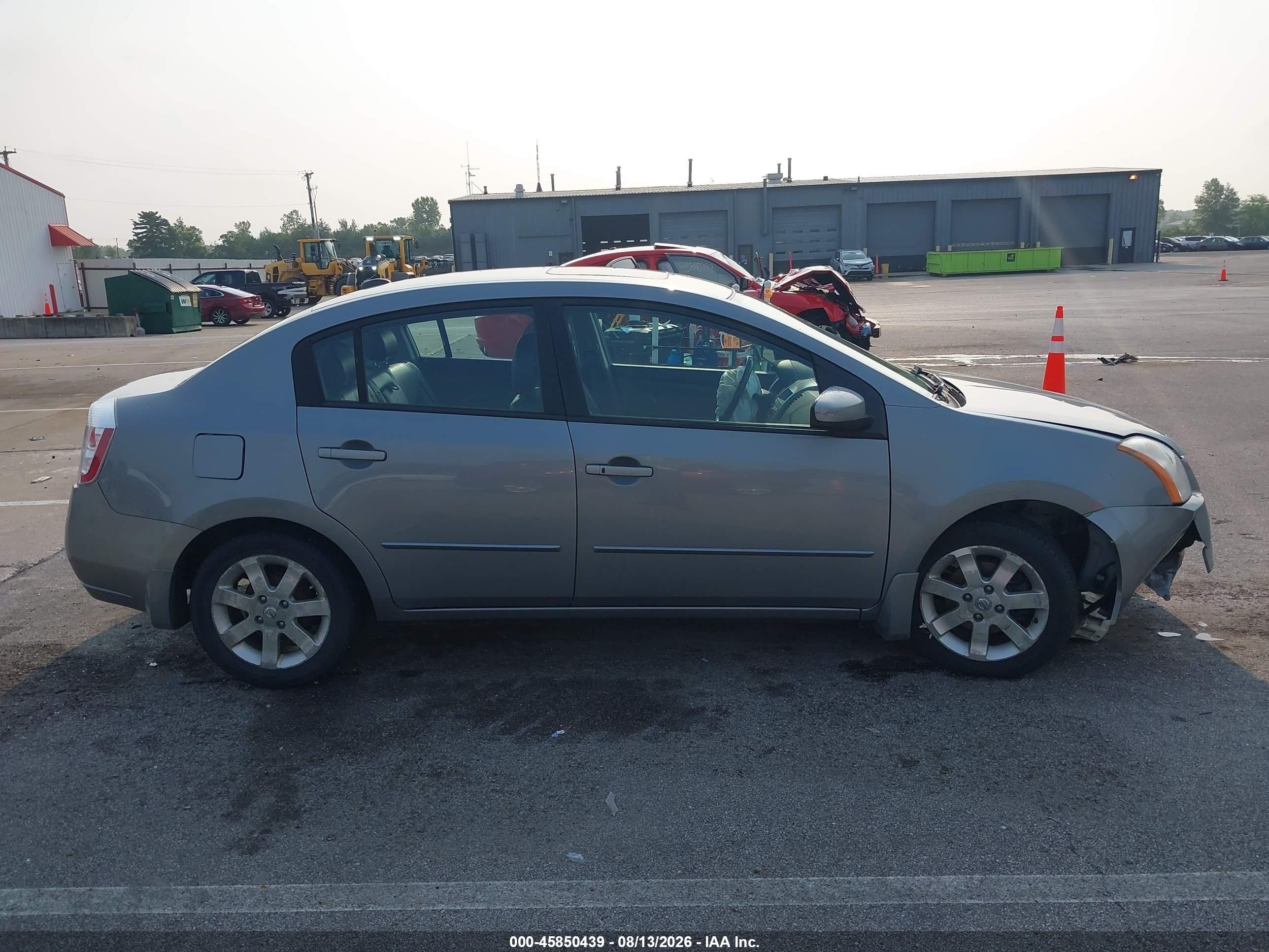 2008 Nissan Sentra 2.0 Sl Gray vin: 3N1AB61E18L739861