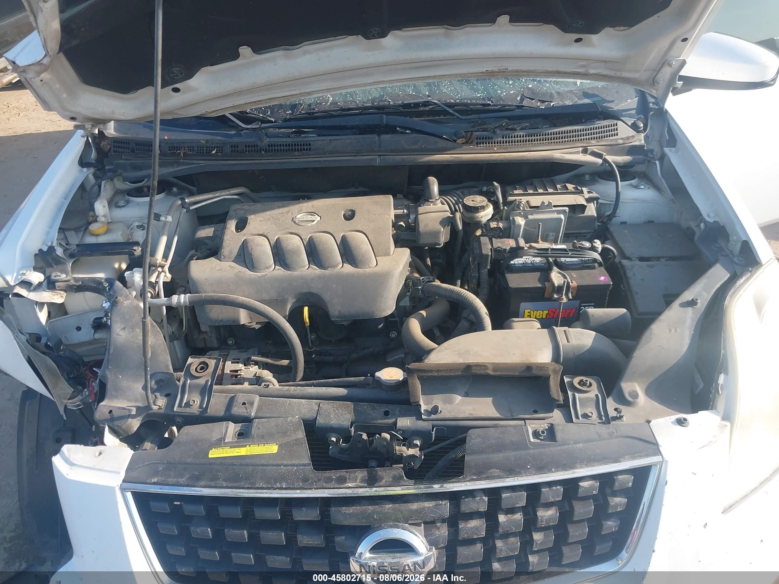 2008 Nissan Sentra 2.0 S White vin: 3N1AB61E18L742565