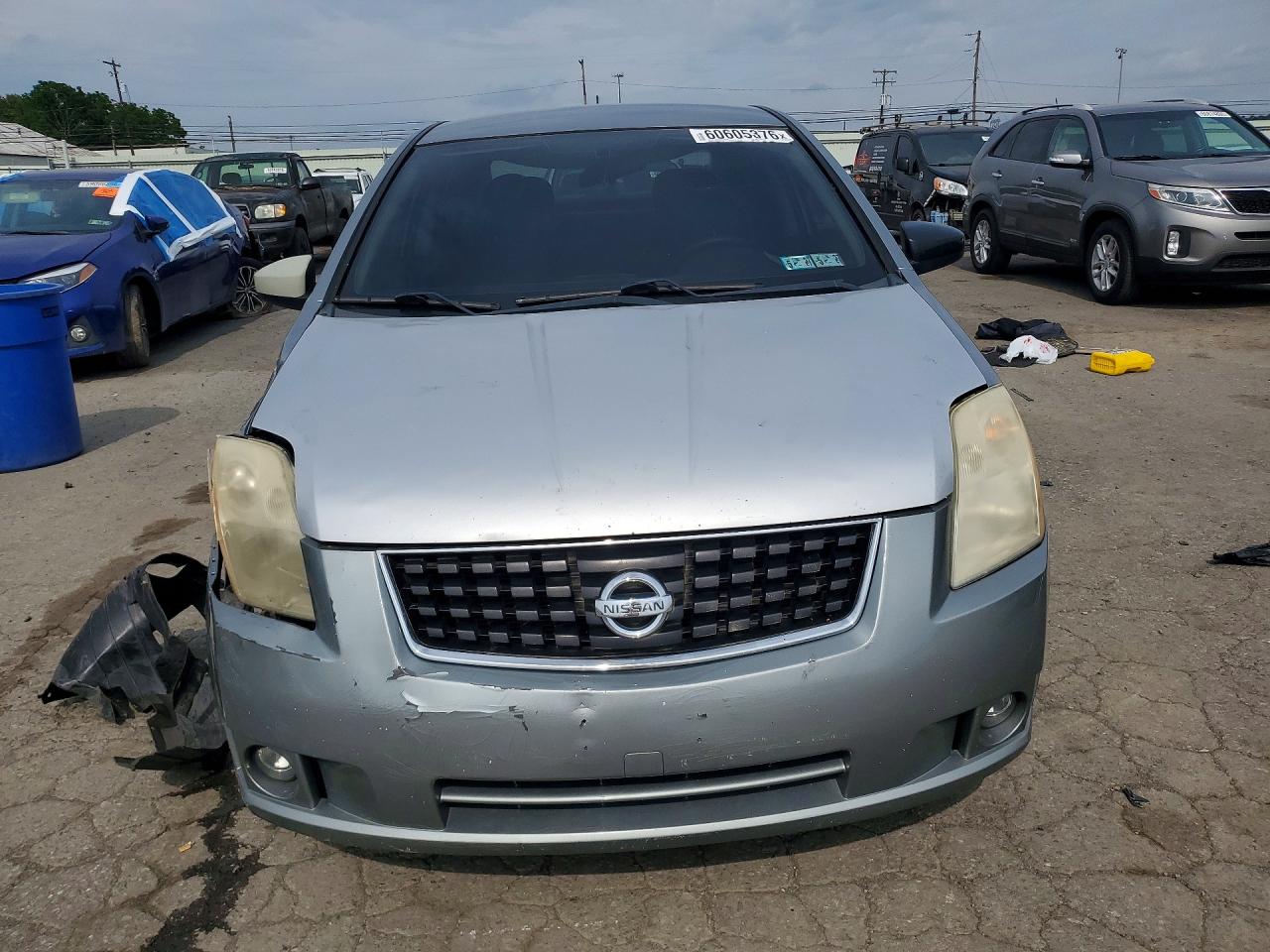 2008 Nissan Sentra Silver vin: 3N1AB61E18L760032