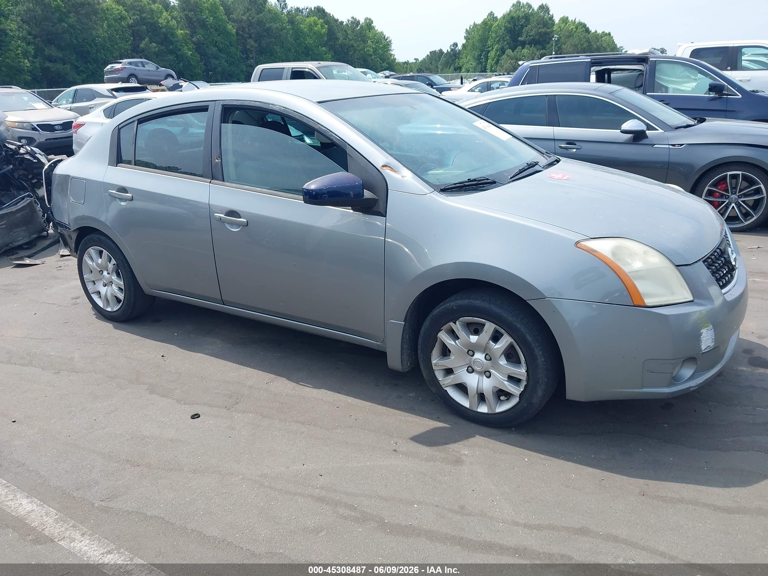 2008 Nissan Sentra 2.0s Gray vin: 3N1AB61E18L760256