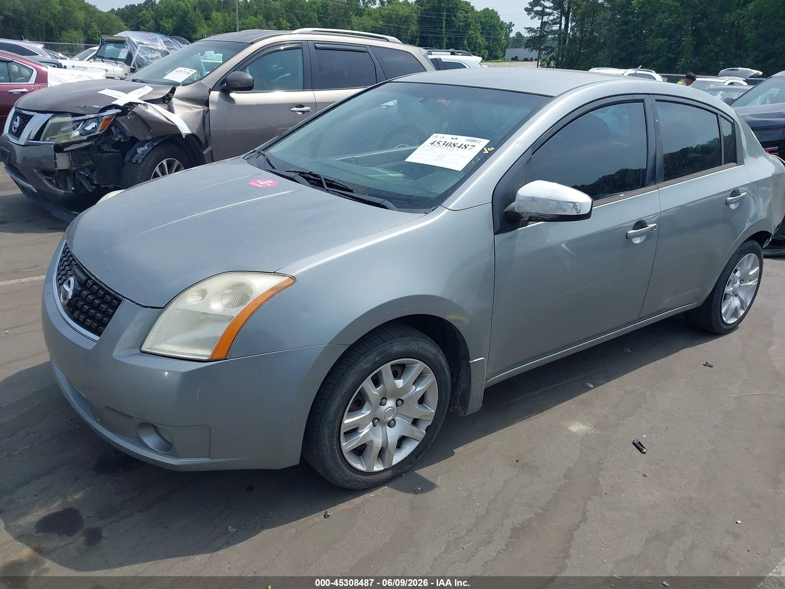 2008 Nissan Sentra 2.0s Gray vin: 3N1AB61E18L760256