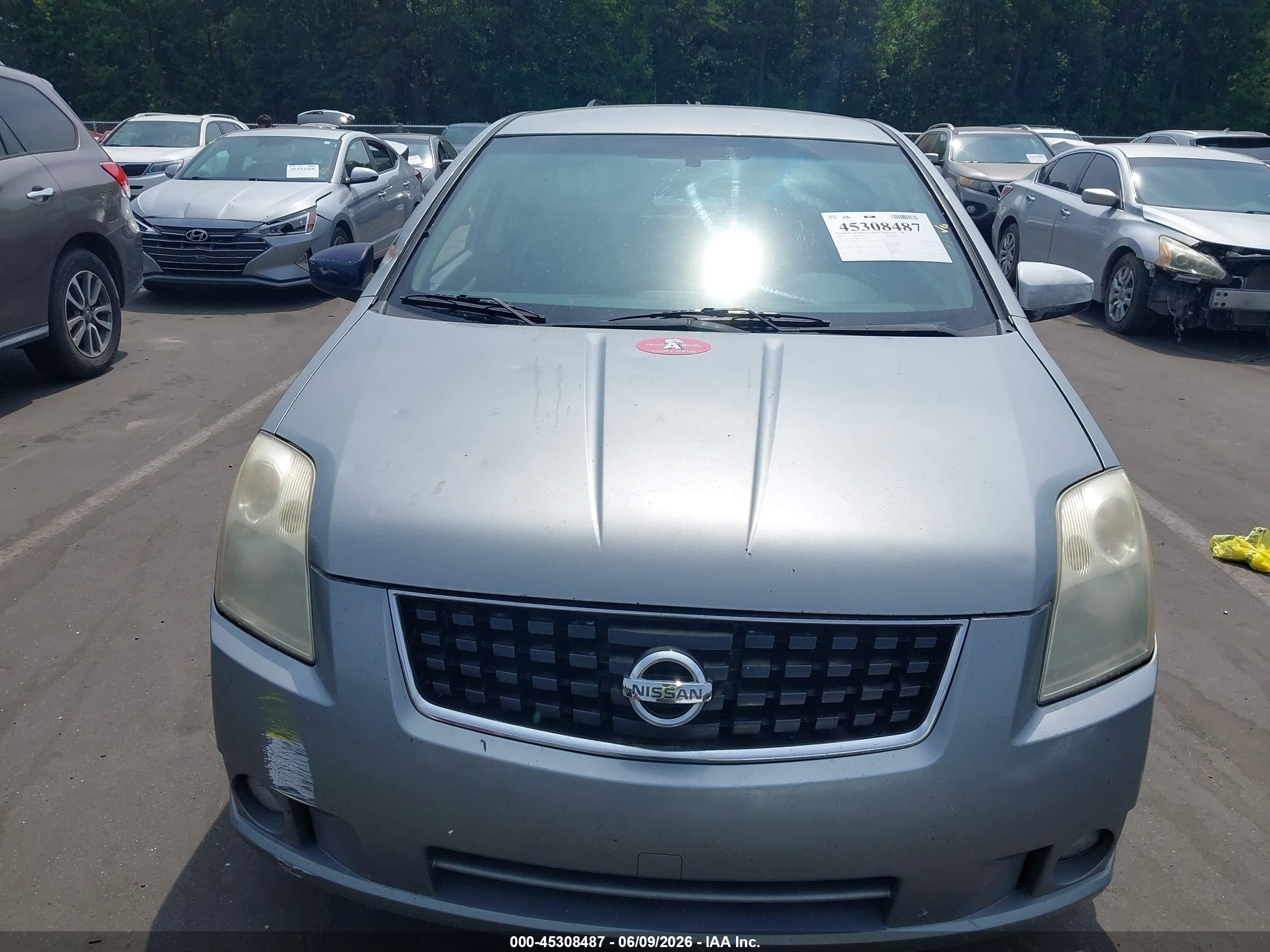2008 Nissan Sentra 2.0s Gray vin: 3N1AB61E18L760256