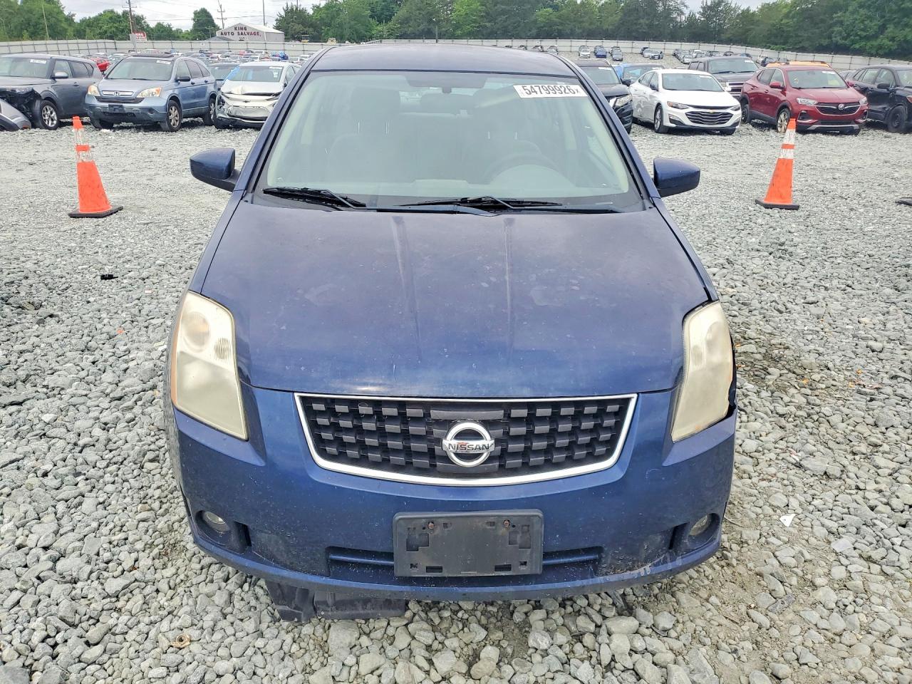 2008 Nissan Sentra 2.0 Blue vin: 3N1AB61E18L764629