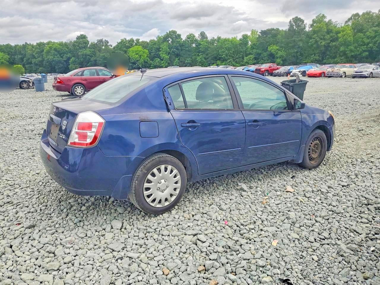 2008 Nissan Sentra 2.0 Blue vin: 3N1AB61E18L764629