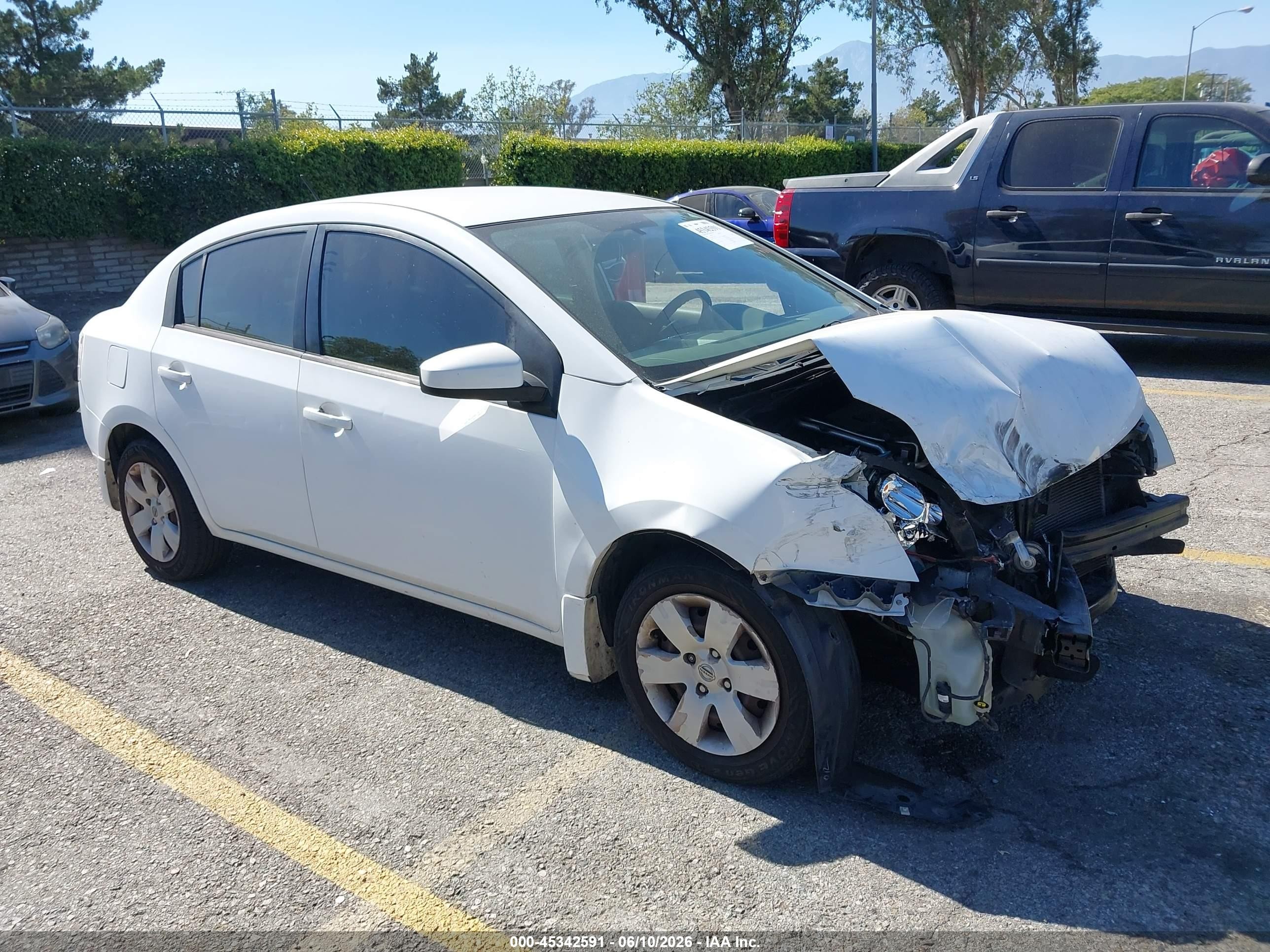 2009 Nissan Sentra 2.0 White vin: 3N1AB61E19L610925
