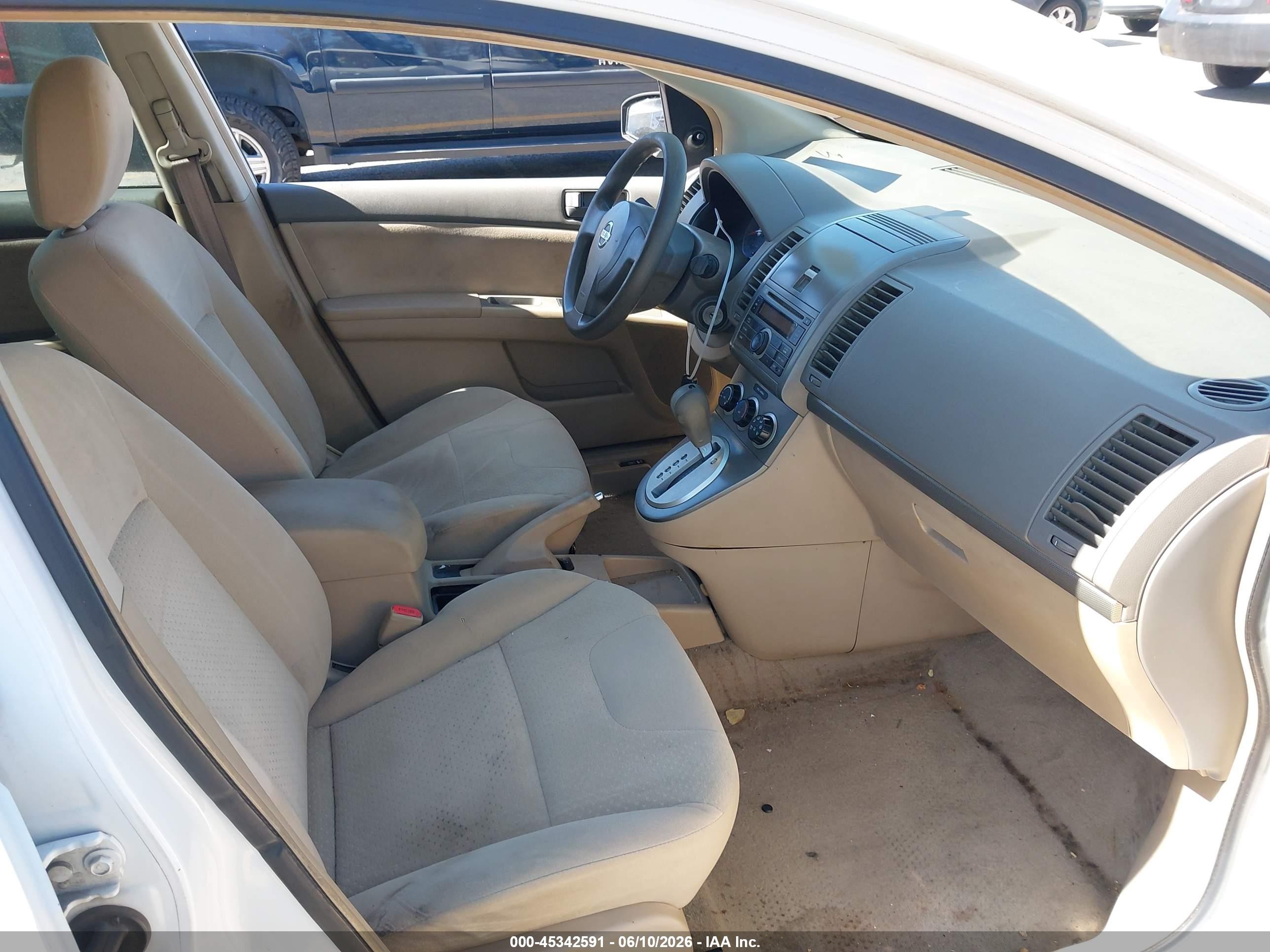 2009 Nissan Sentra 2.0 White vin: 3N1AB61E19L610925