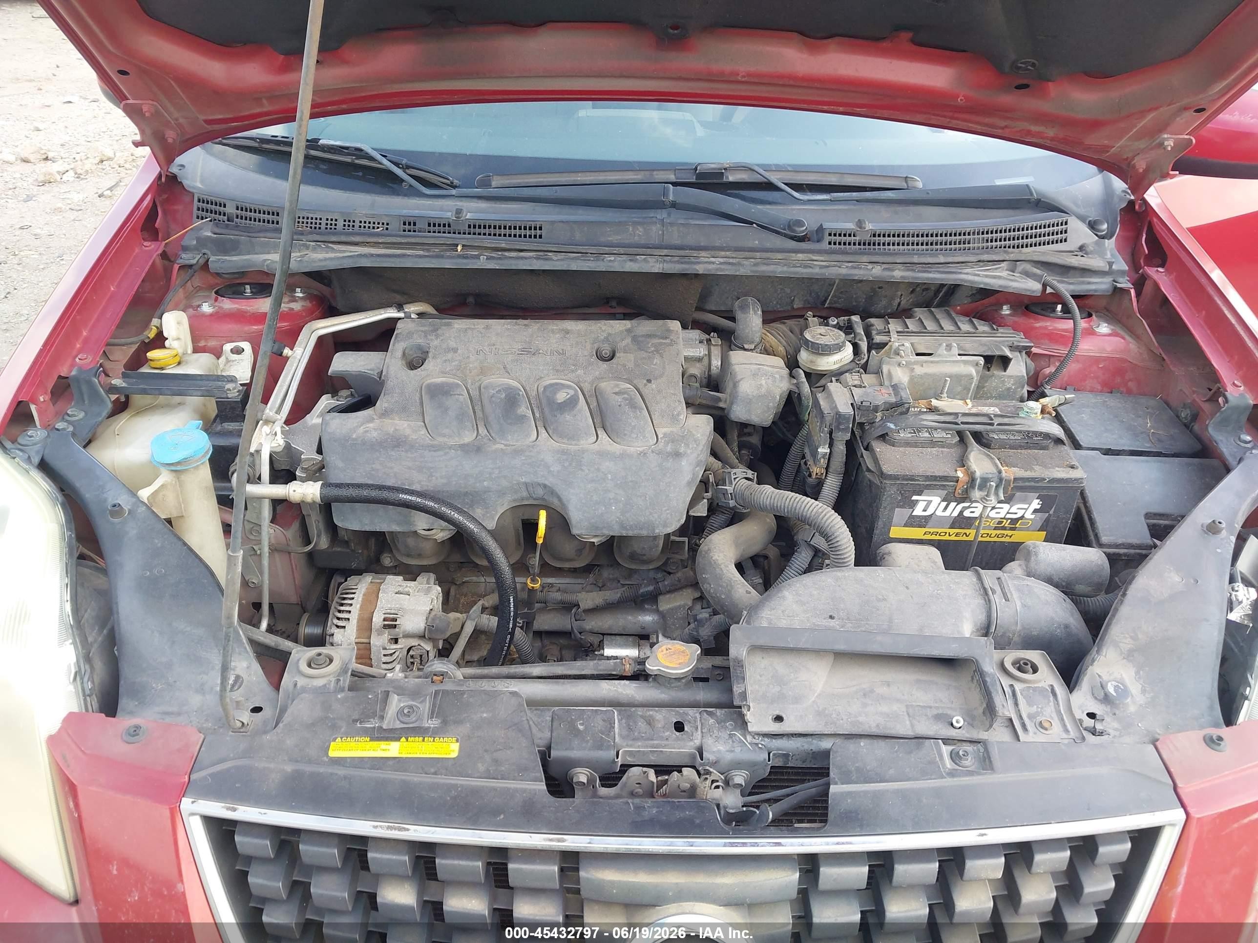 2009 Nissan Sentra 2.0 Red vin: 3N1AB61E19L676973