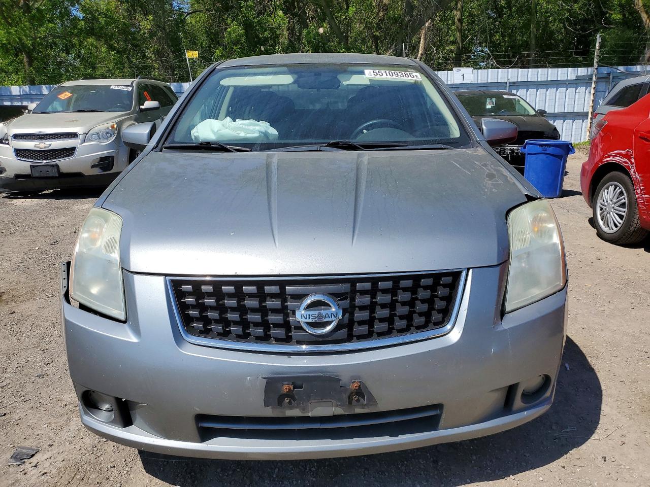 2009 Nissan Sentra Серебряный vin: 3N1AB61E19L682370