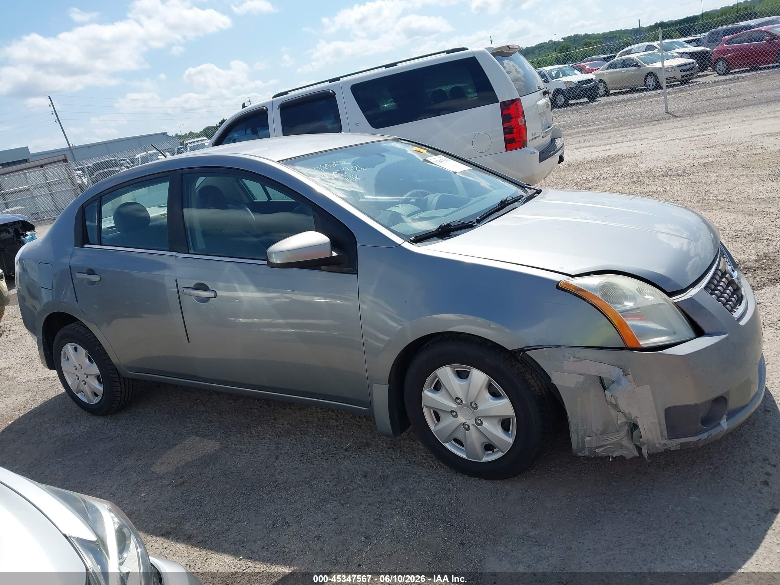2007 Nissan Sentra 2.0 Silver vin: 3N1AB61E27L676414