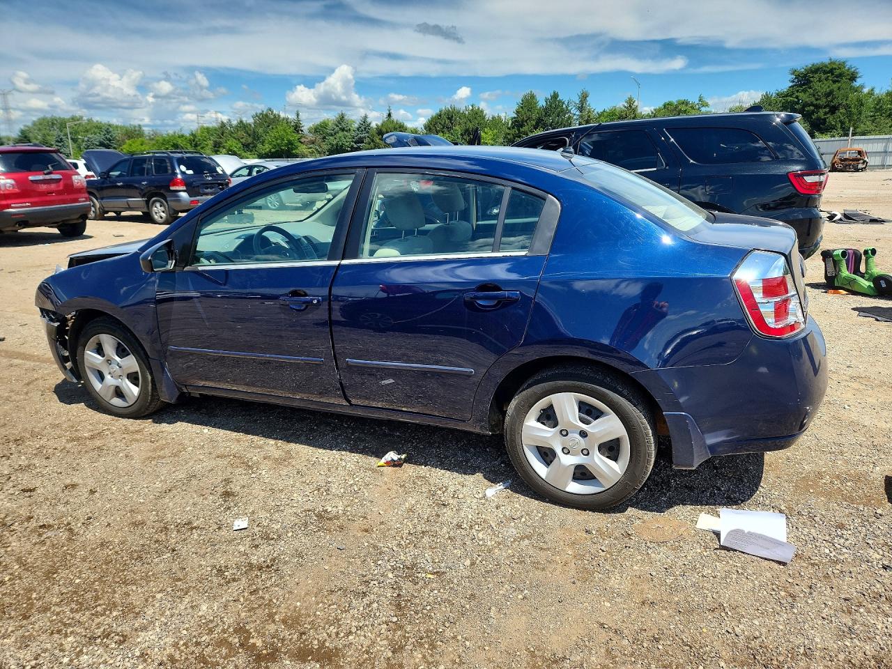 2007 Nissan Sentra 2.0 Blue vin: 3N1AB61E27L708178