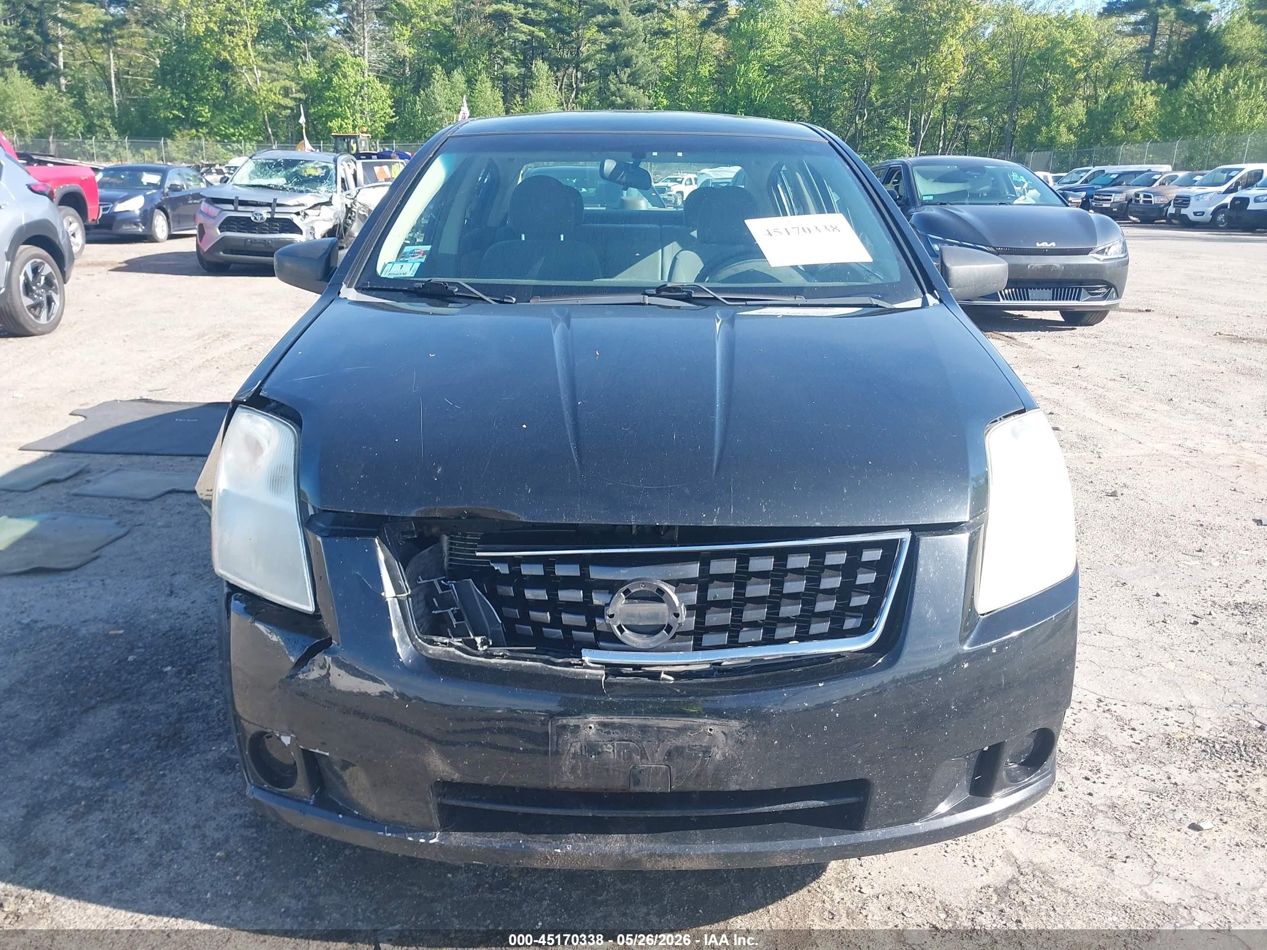2008 Nissan Sentra 2.0 Black vin: 3N1AB61E28L606848
