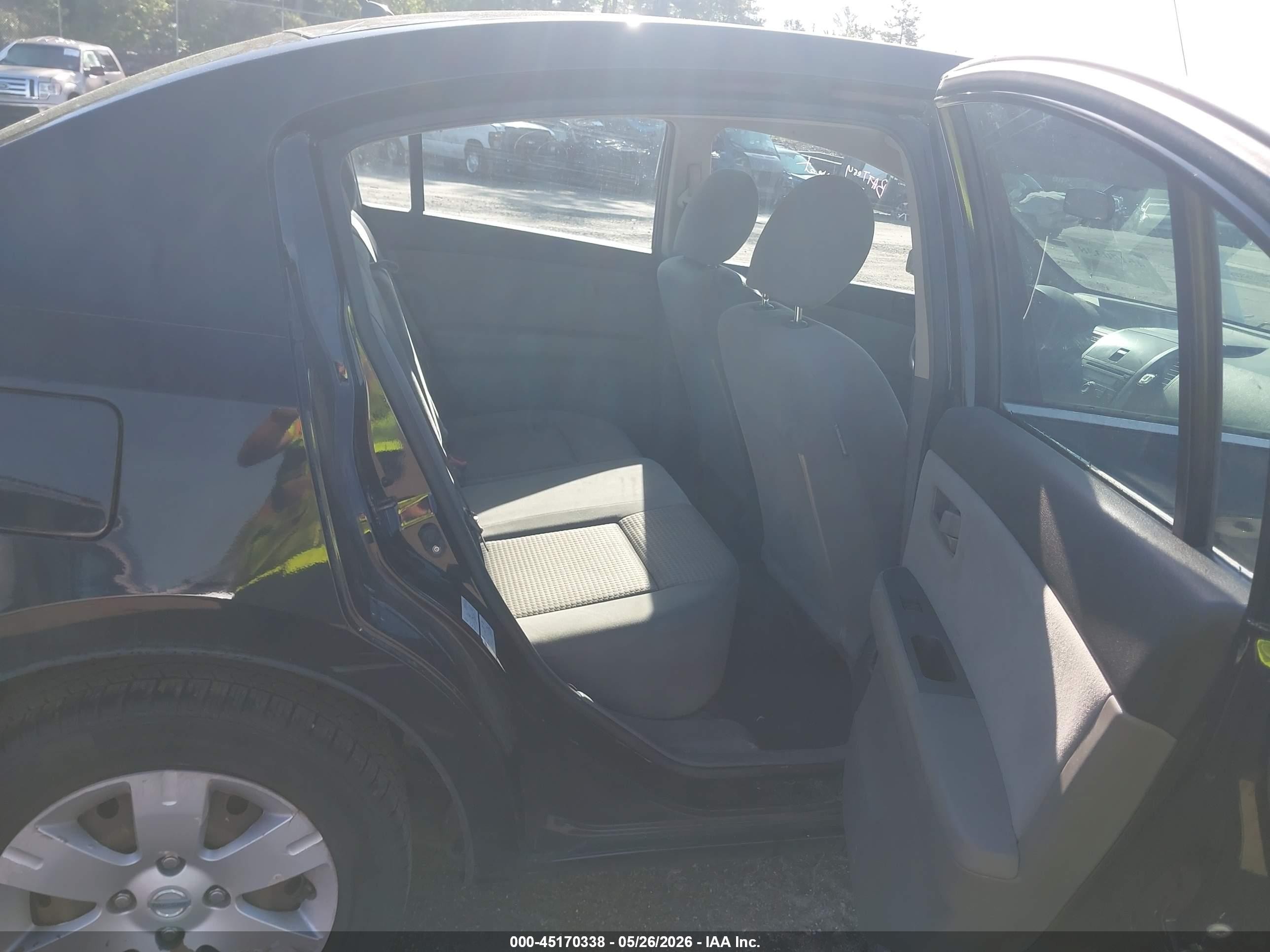 2008 Nissan Sentra 2.0 Black vin: 3N1AB61E28L606848