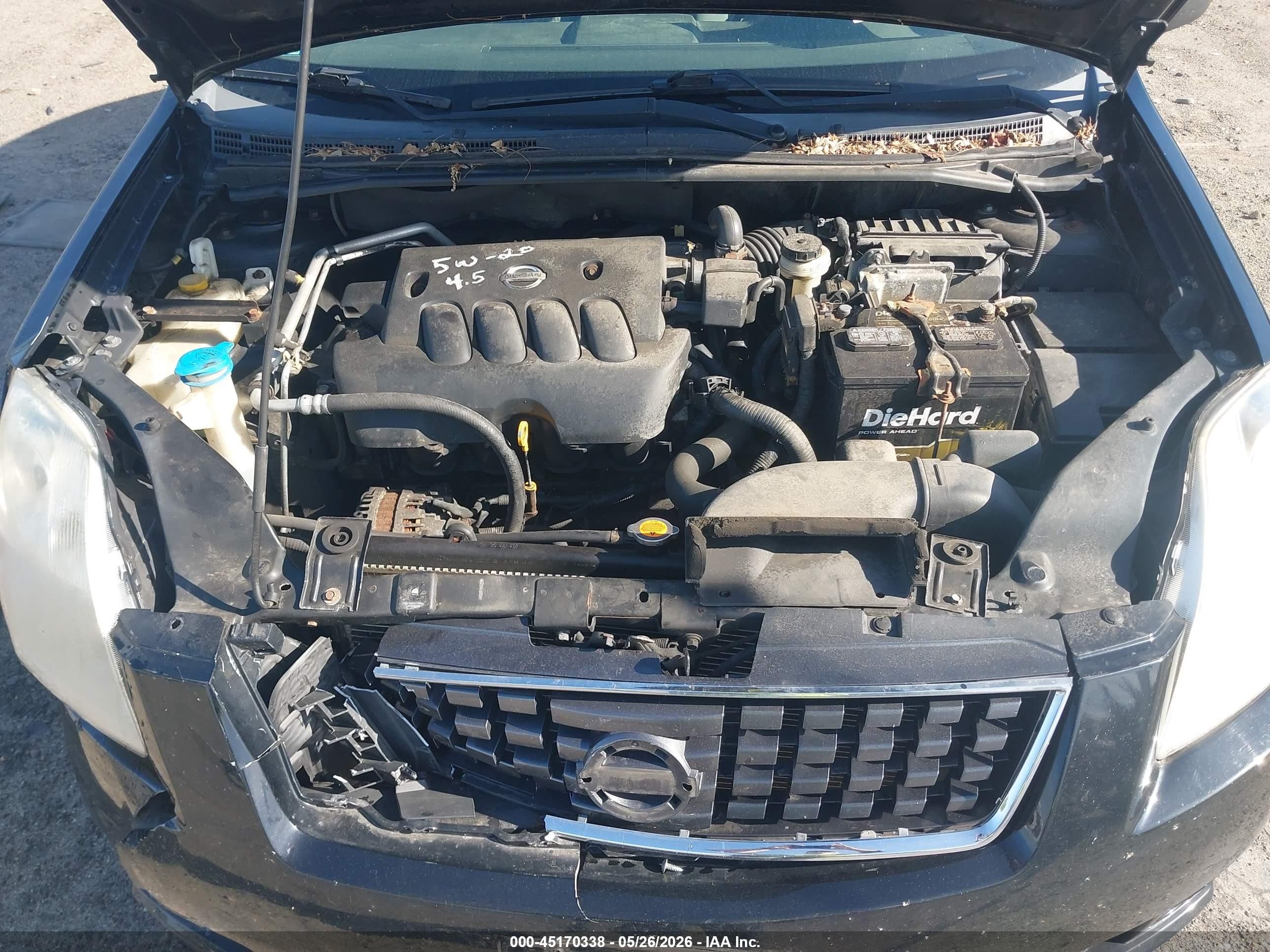 2008 Nissan Sentra 2.0 Black vin: 3N1AB61E28L606848
