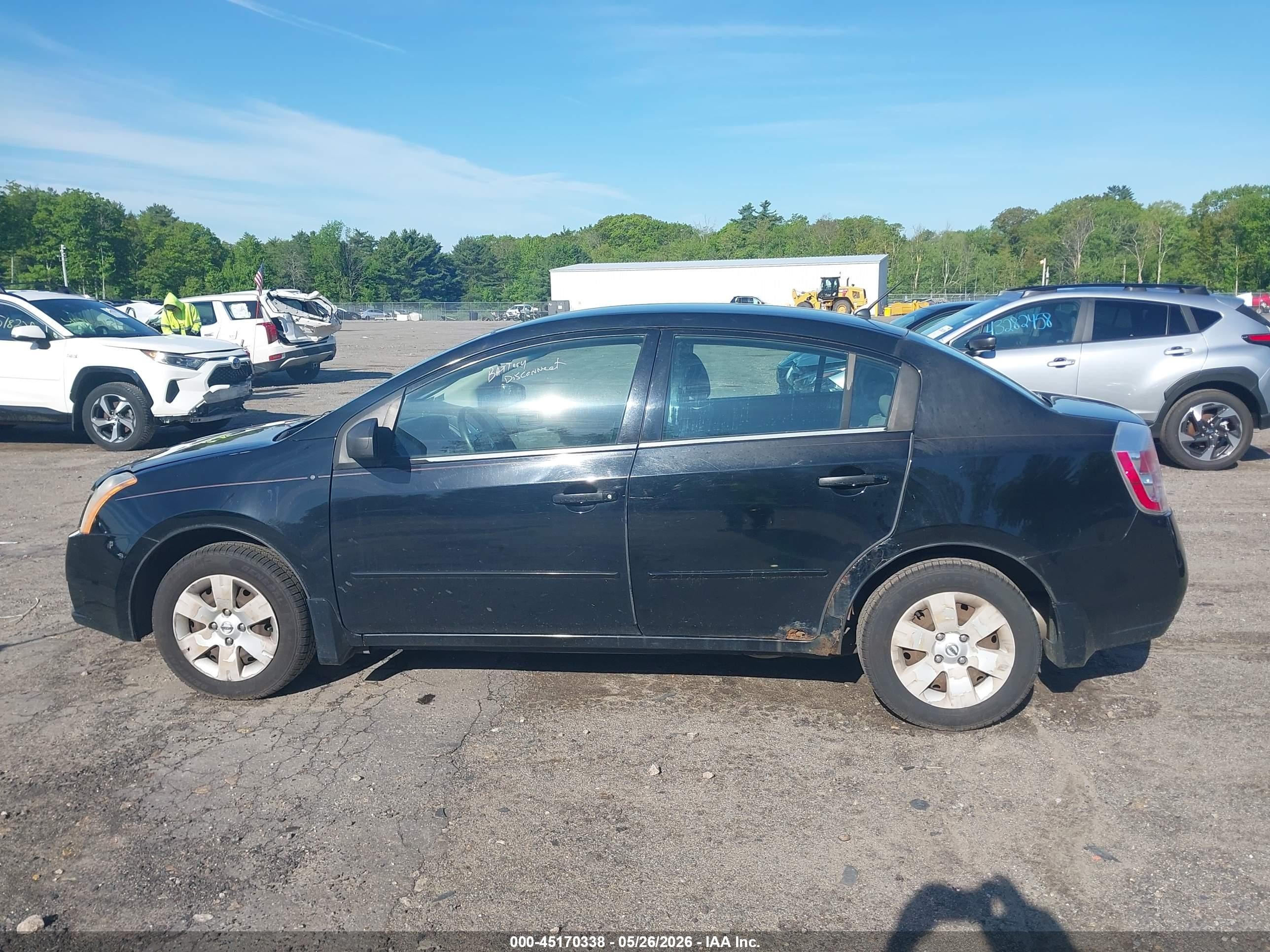 2008 Nissan Sentra 2.0 Black vin: 3N1AB61E28L606848
