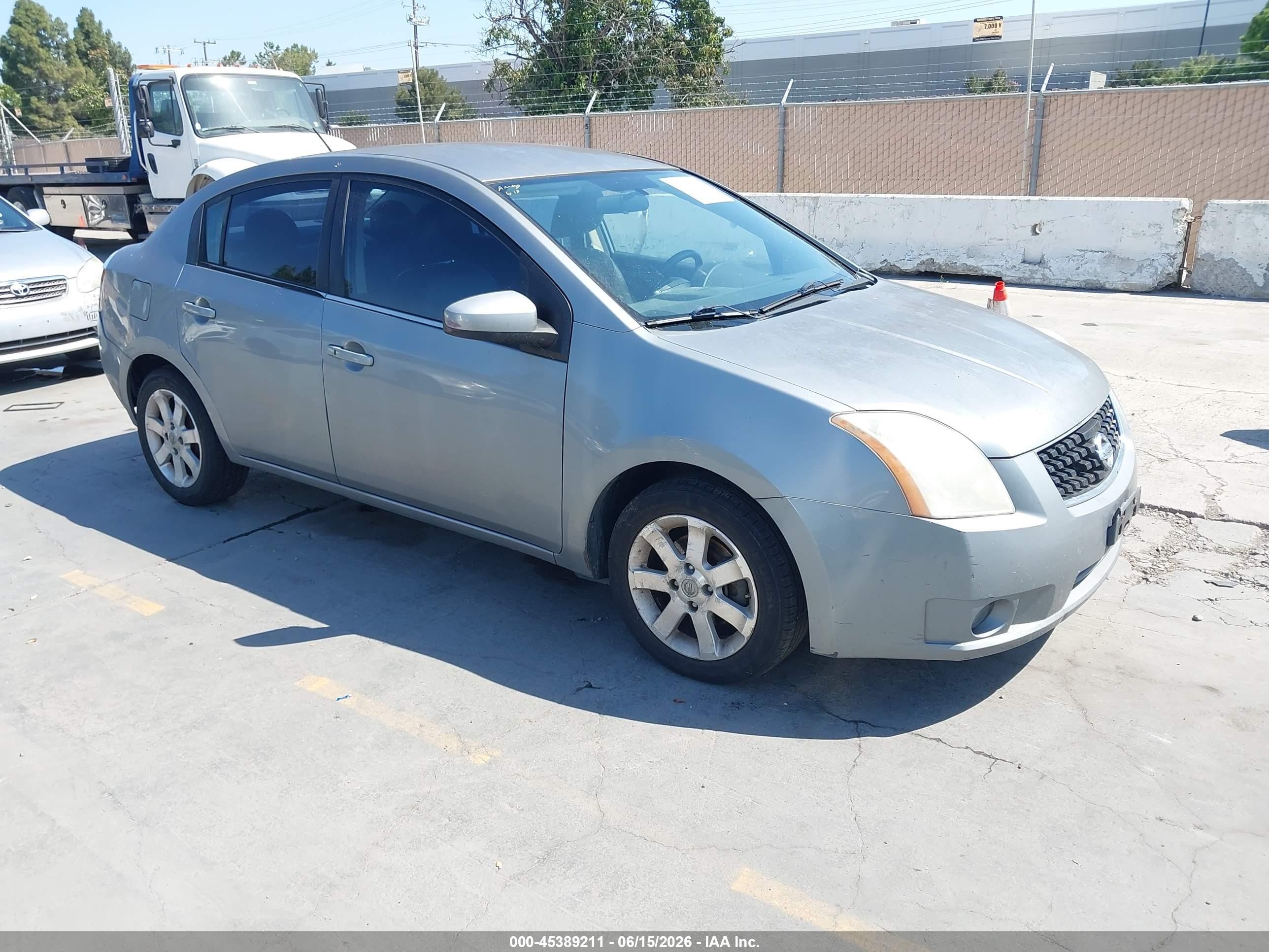 2008 Nissan Sentra 2.0sl Silver vin: 3N1AB61E28L624329