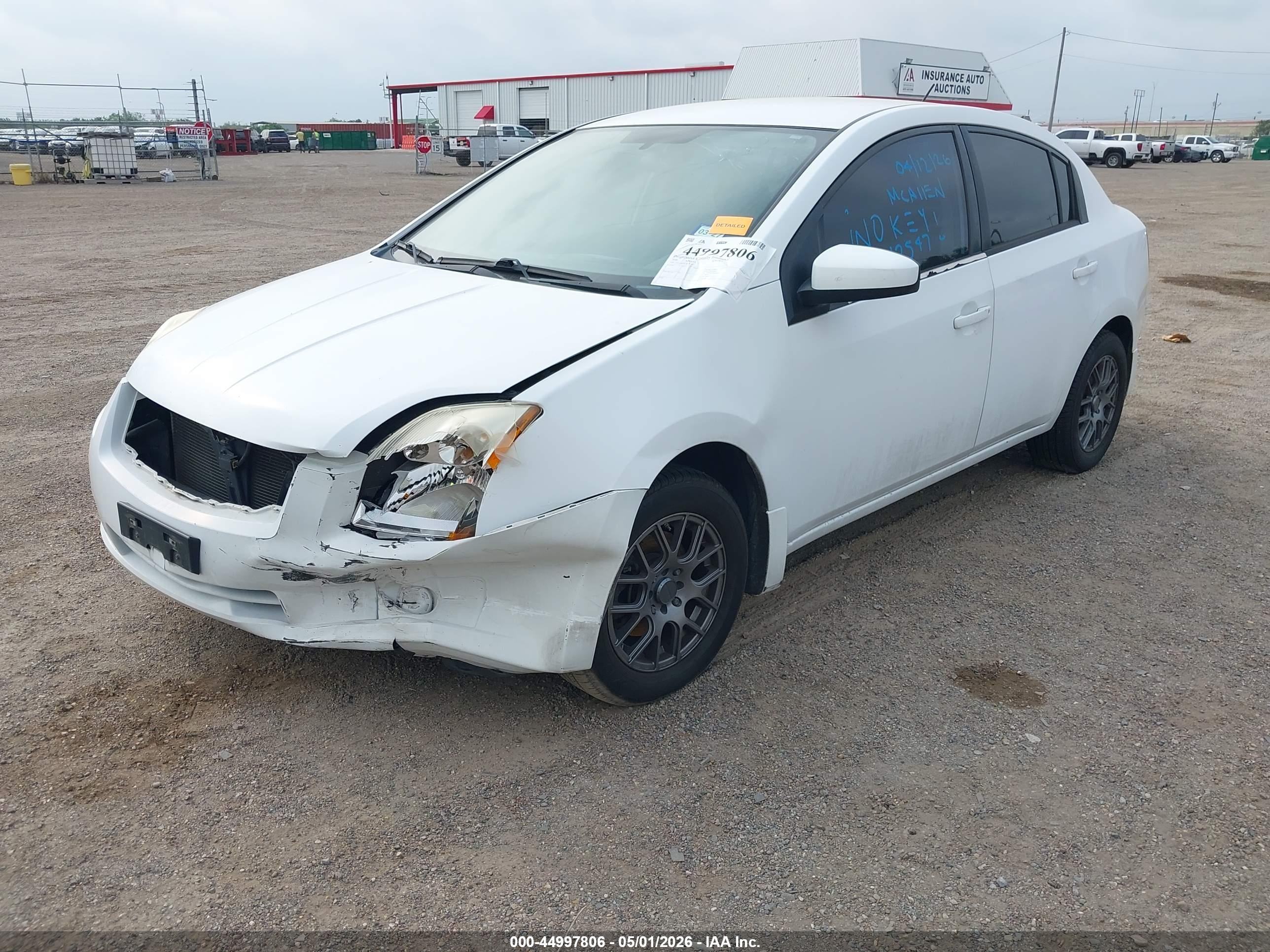 2008 Nissan Sentra 2.0 White vin: 3N1AB61E28L644631
