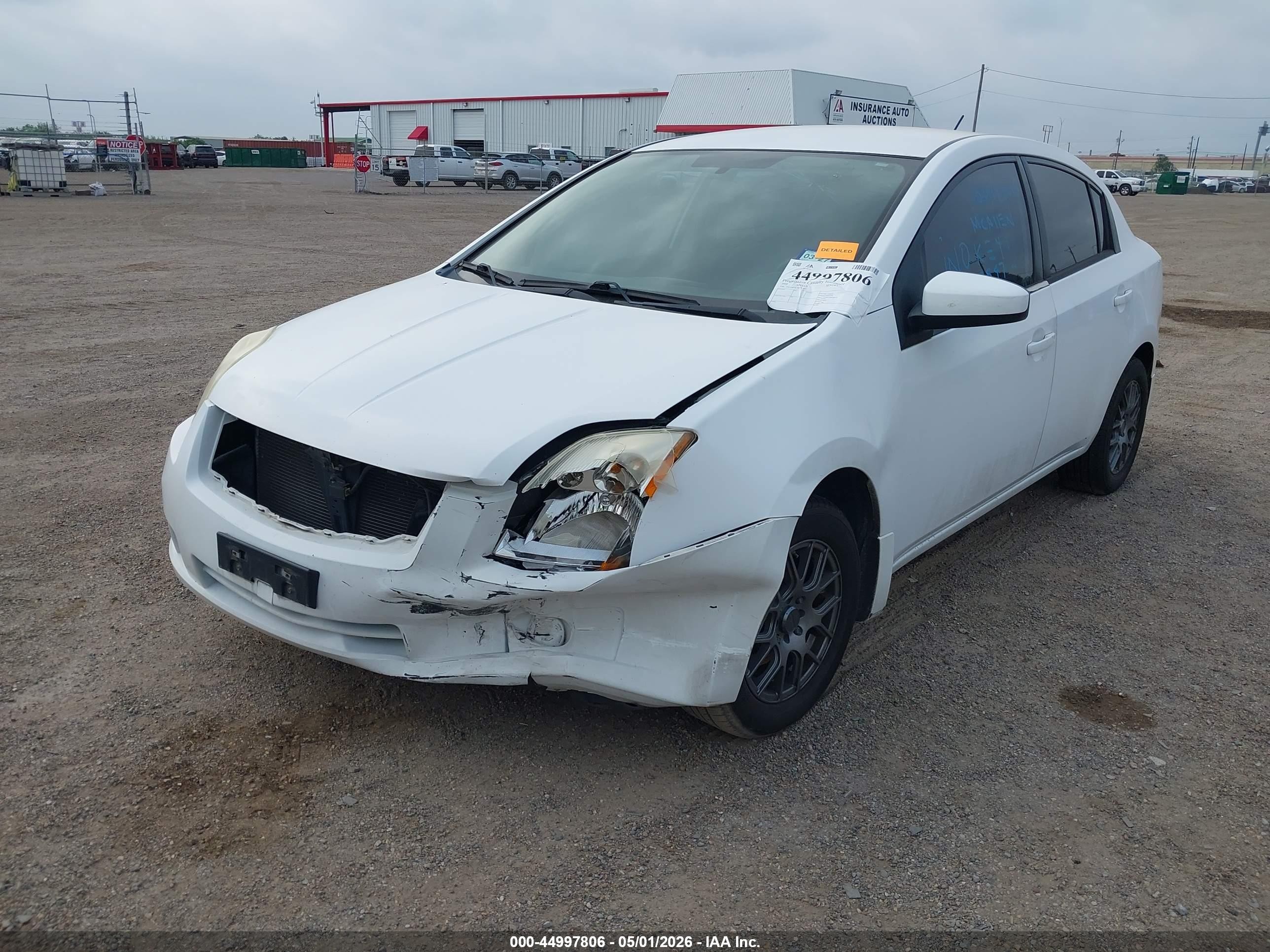 2008 Nissan Sentra 2.0 White vin: 3N1AB61E28L644631