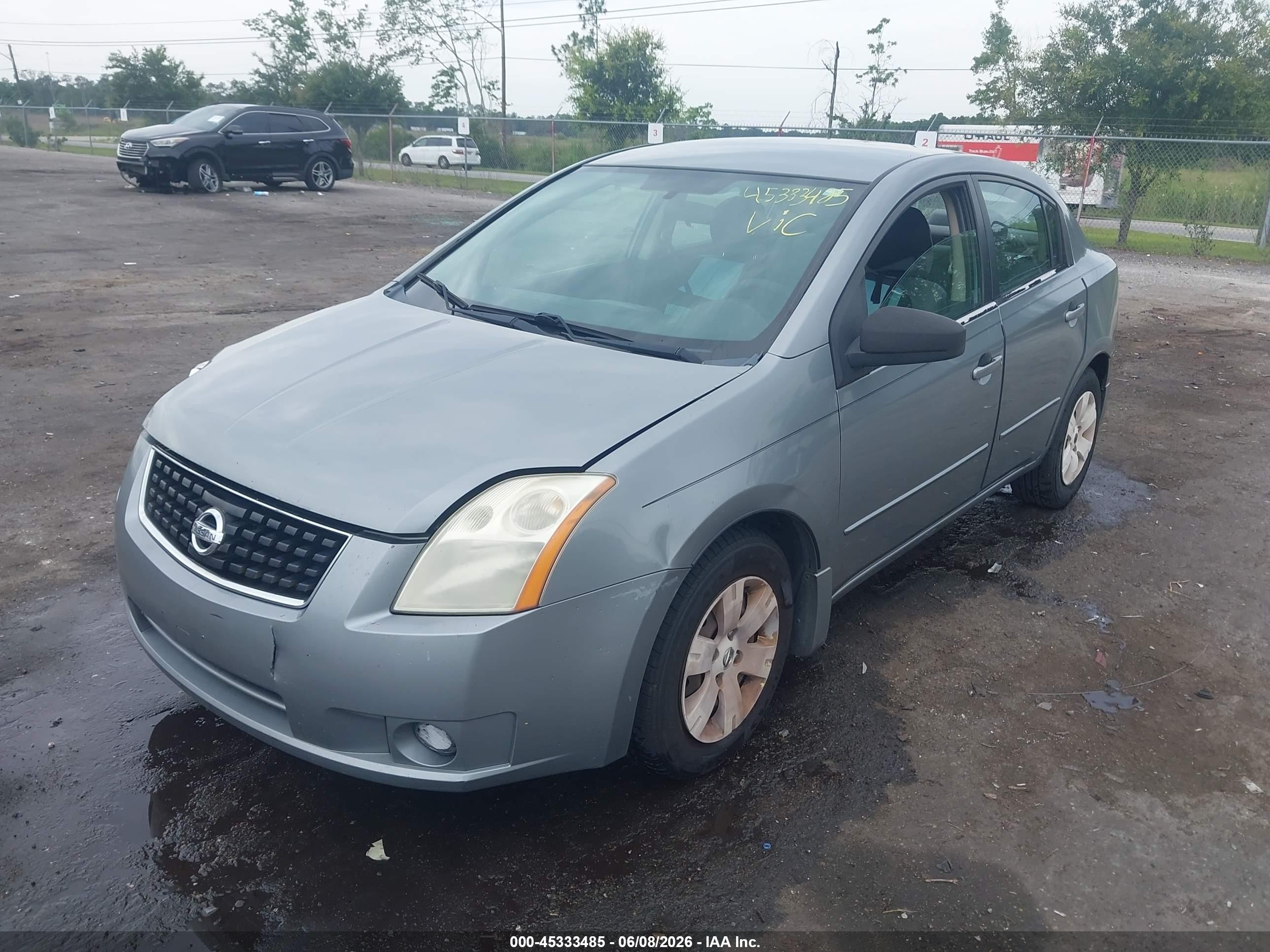2008 Nissan Sentra 2.0 Gray vin: 3N1AB61E28L644922
