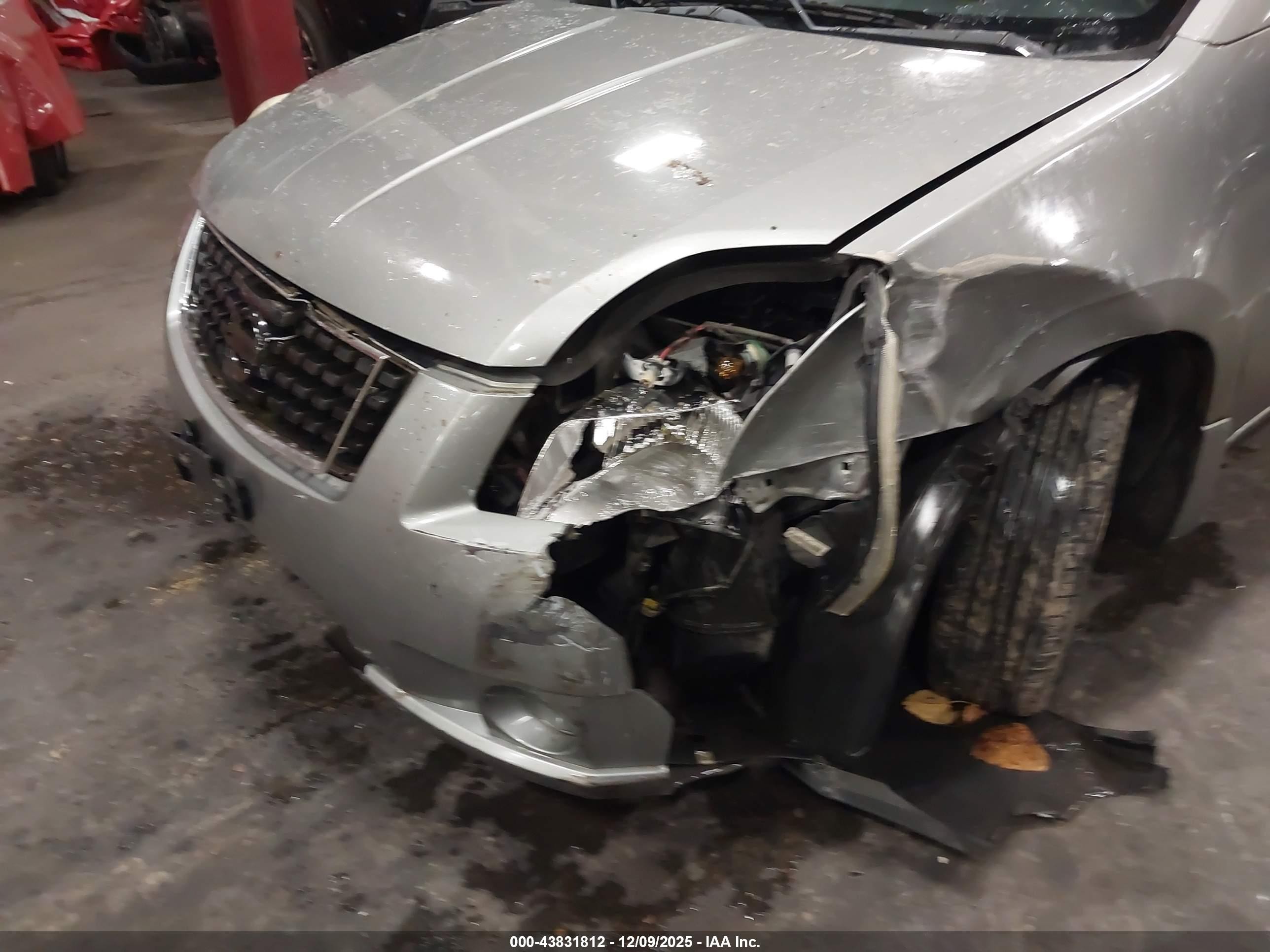 2008 Nissan Sentra 2.0 Серебряный vin: 3N1AB61E28L677161