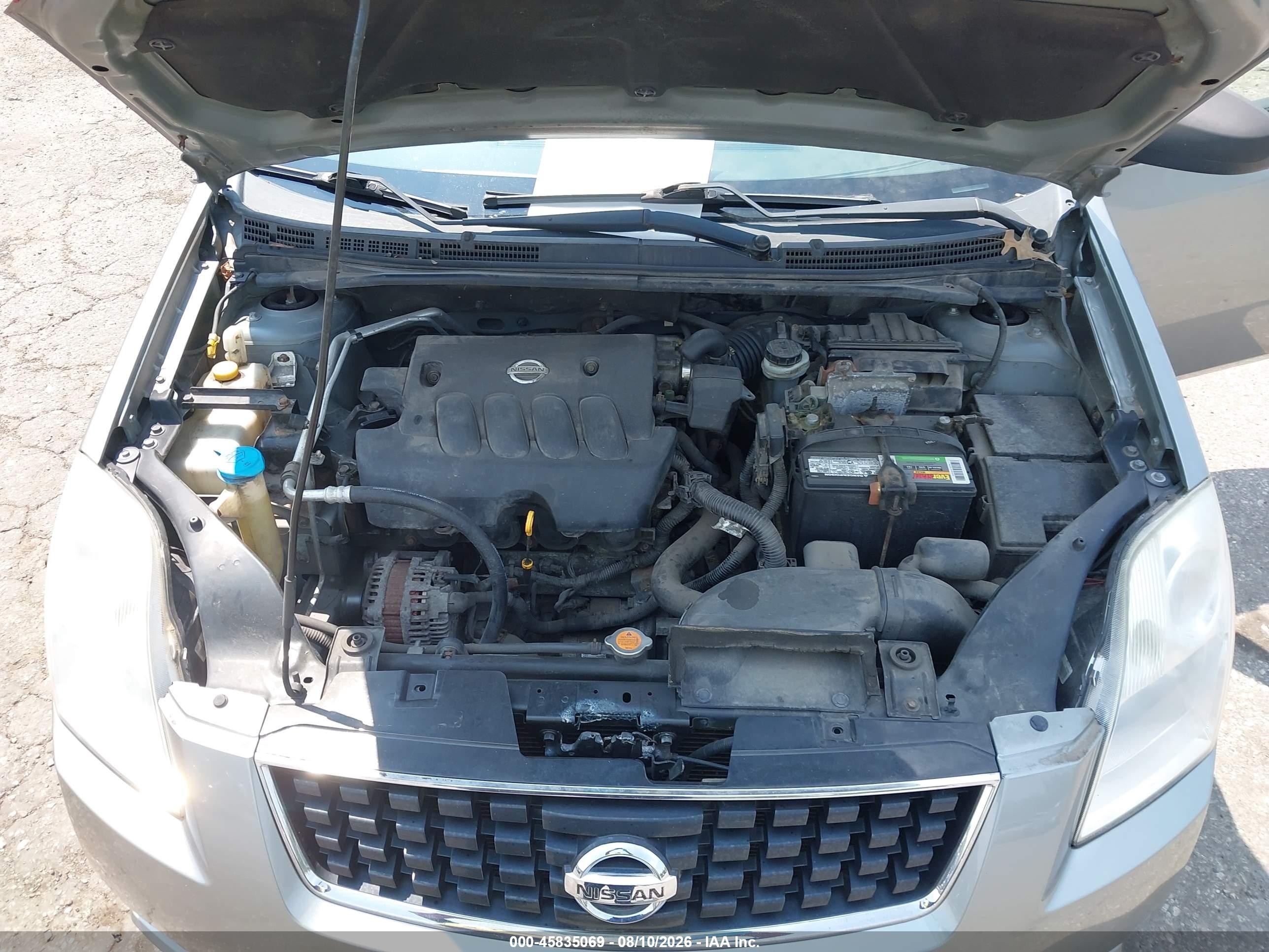 2008 Nissan Sentra 2.0 S Gray vin: 3N1AB61E28L678259