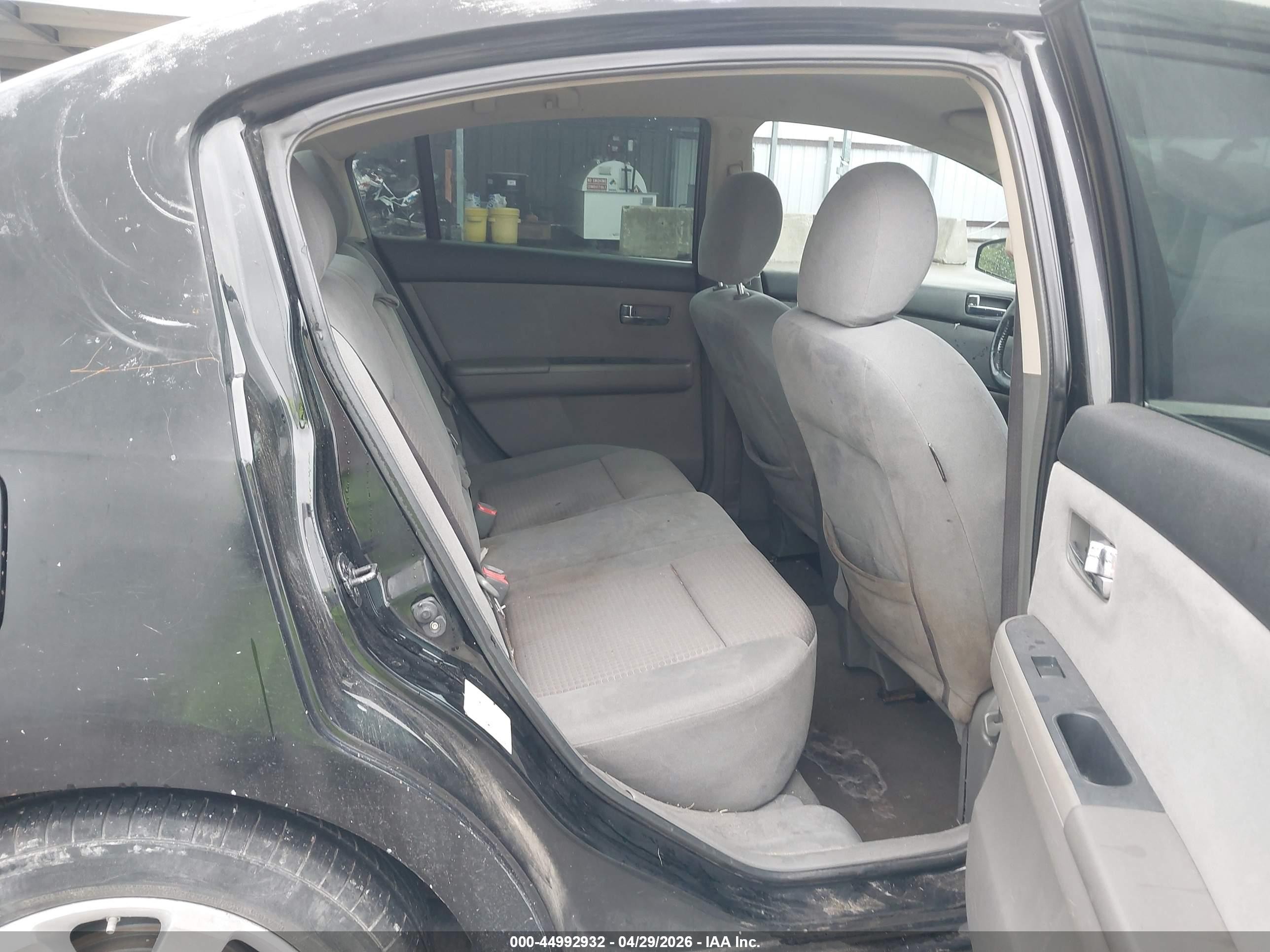 2008 Nissan Sentra 2.0s Черный vin: 3N1AB61E28L692792