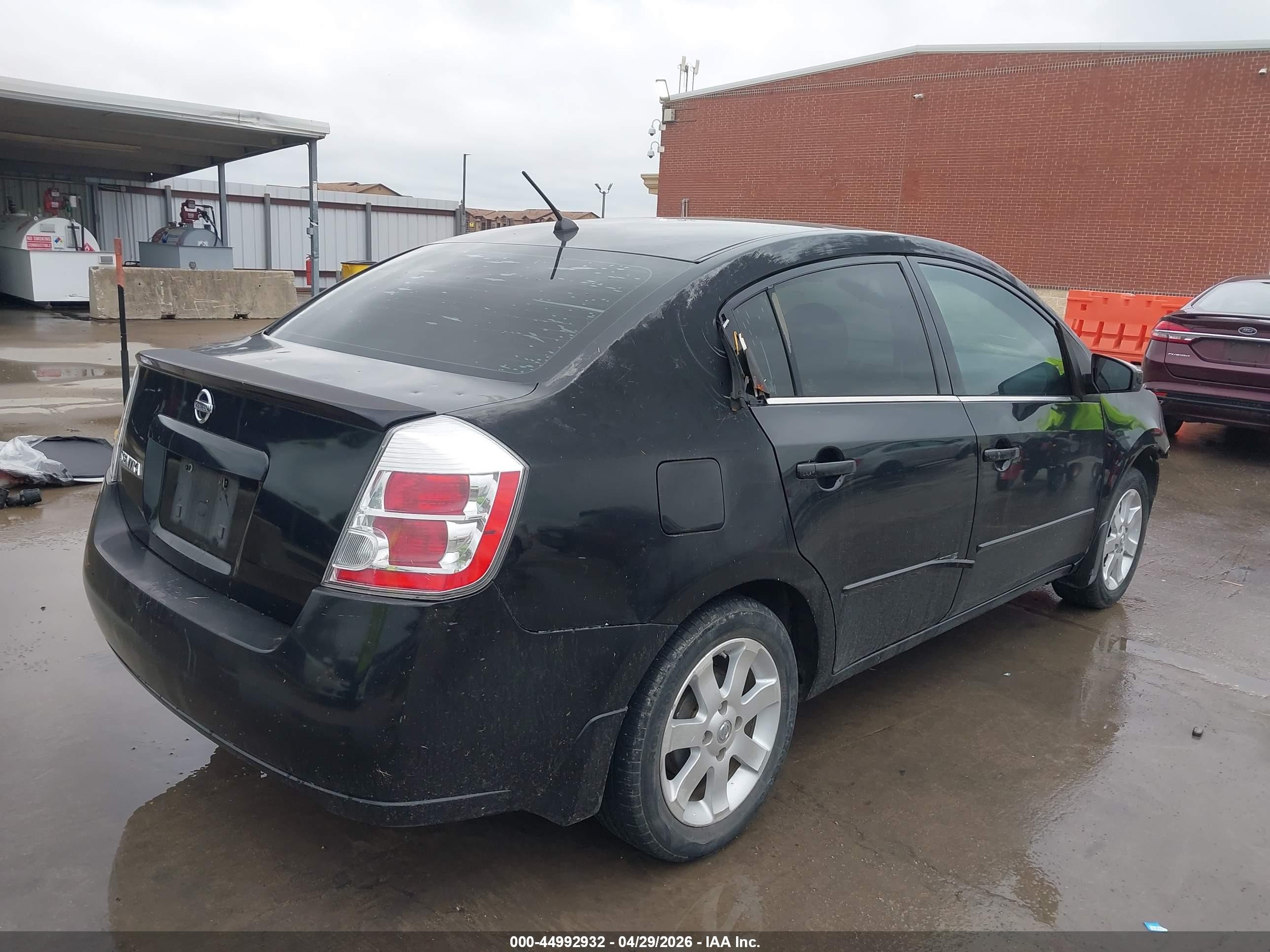 2008 Nissan Sentra 2.0s Черный vin: 3N1AB61E28L692792