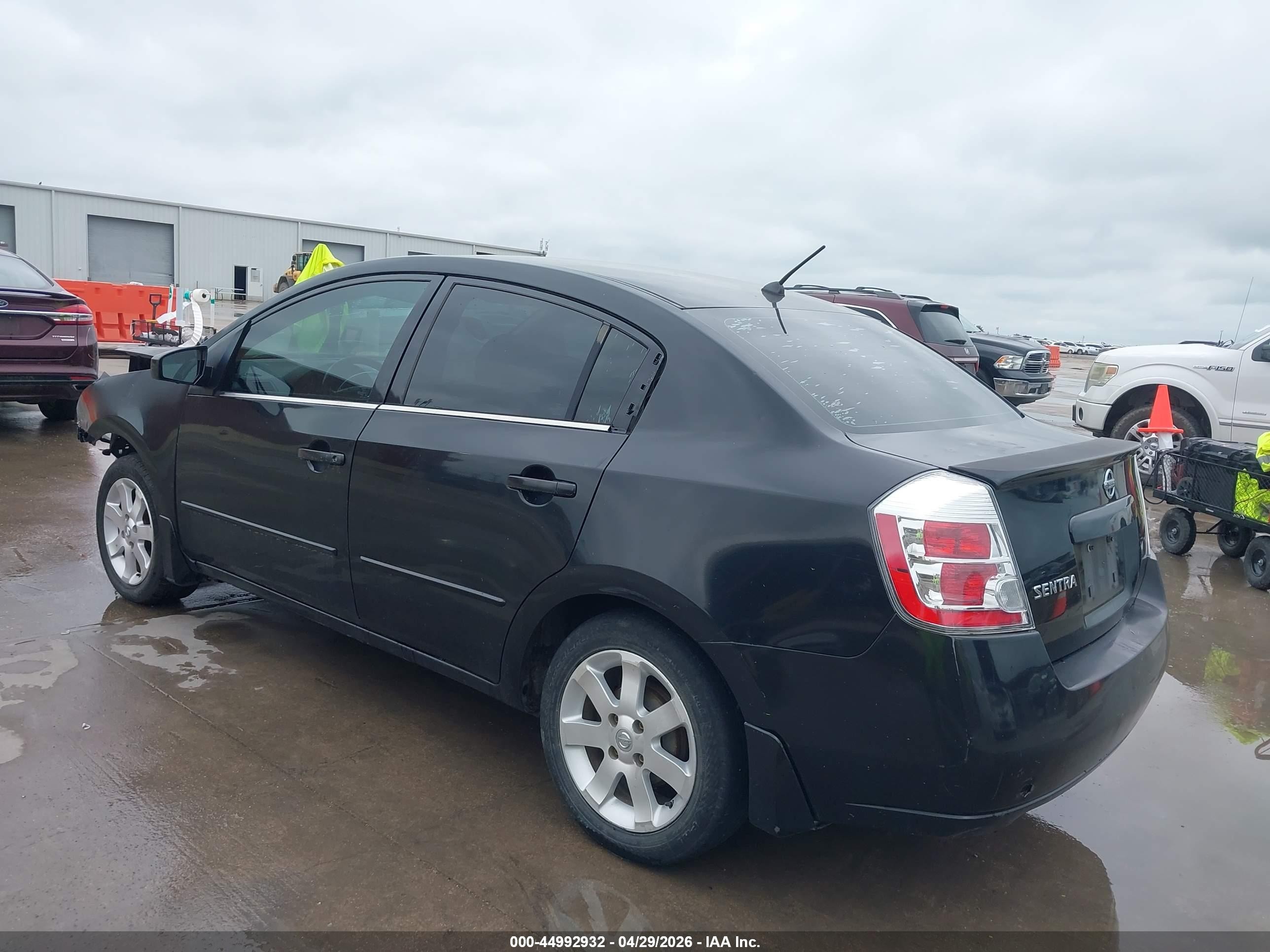 2008 Nissan Sentra 2.0s Черный vin: 3N1AB61E28L692792