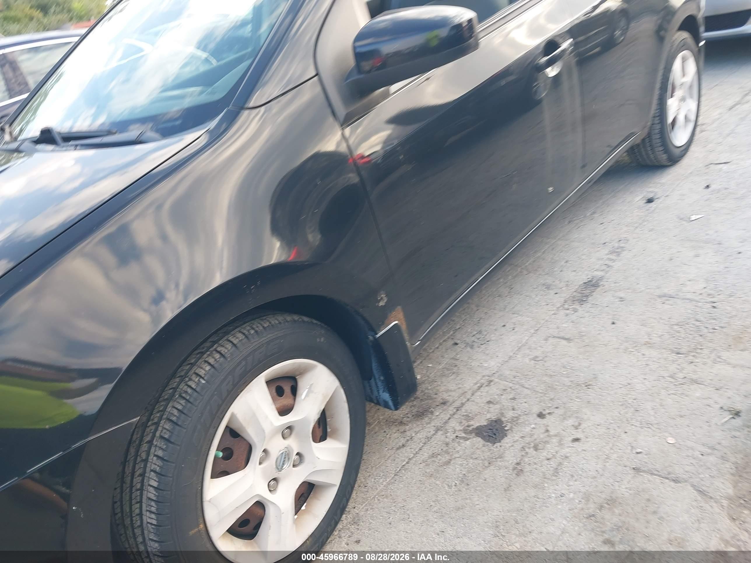 2008 Nissan Sentra 2.0s Black vin: 3N1AB61E28L711101