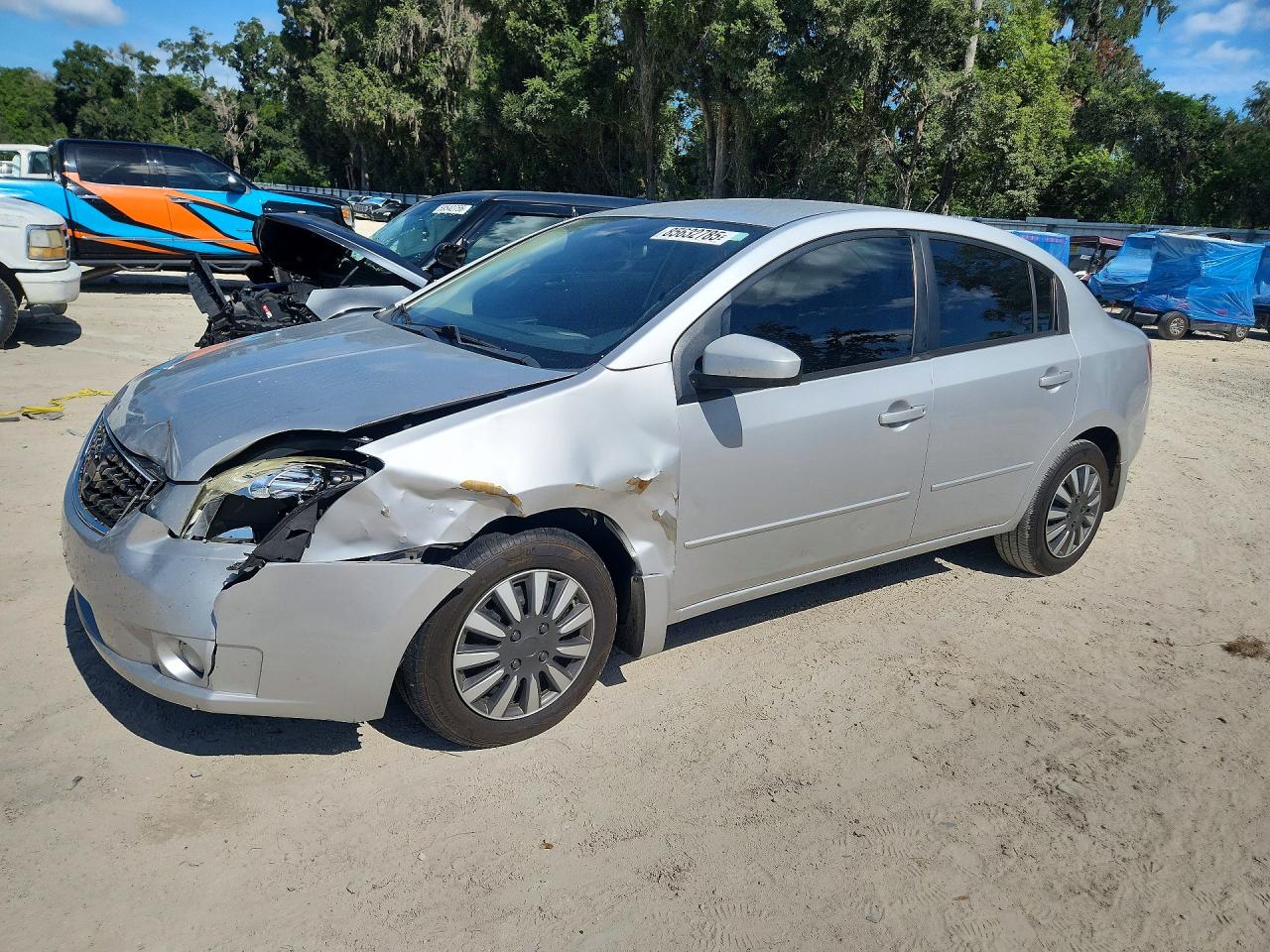 2009 Nissan Sentra 2.0 Серебряный vin: 3N1AB61E29L613865