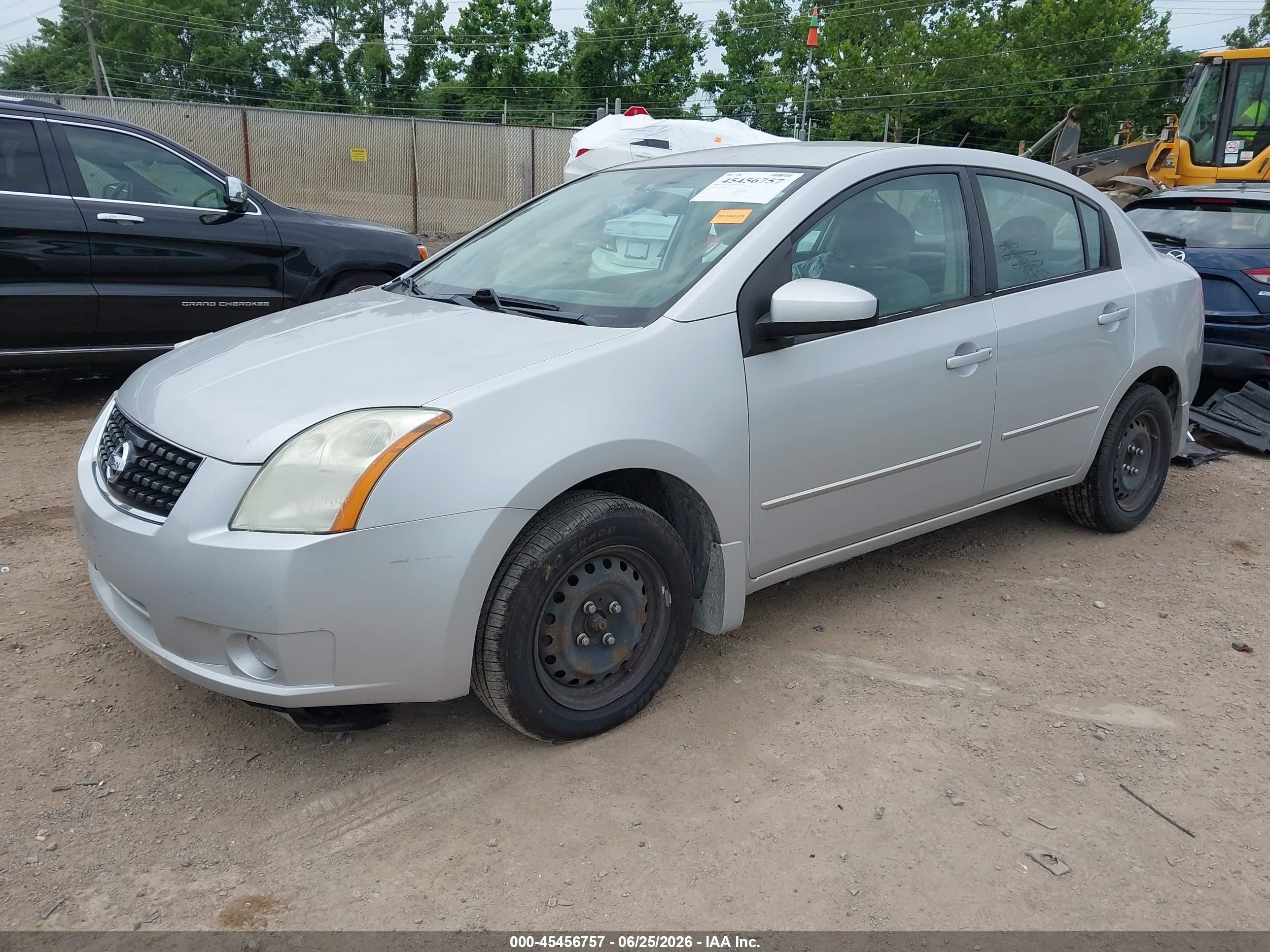 2009 Nissan Sentra 2.0 Silver vin: 3N1AB61E29L683236